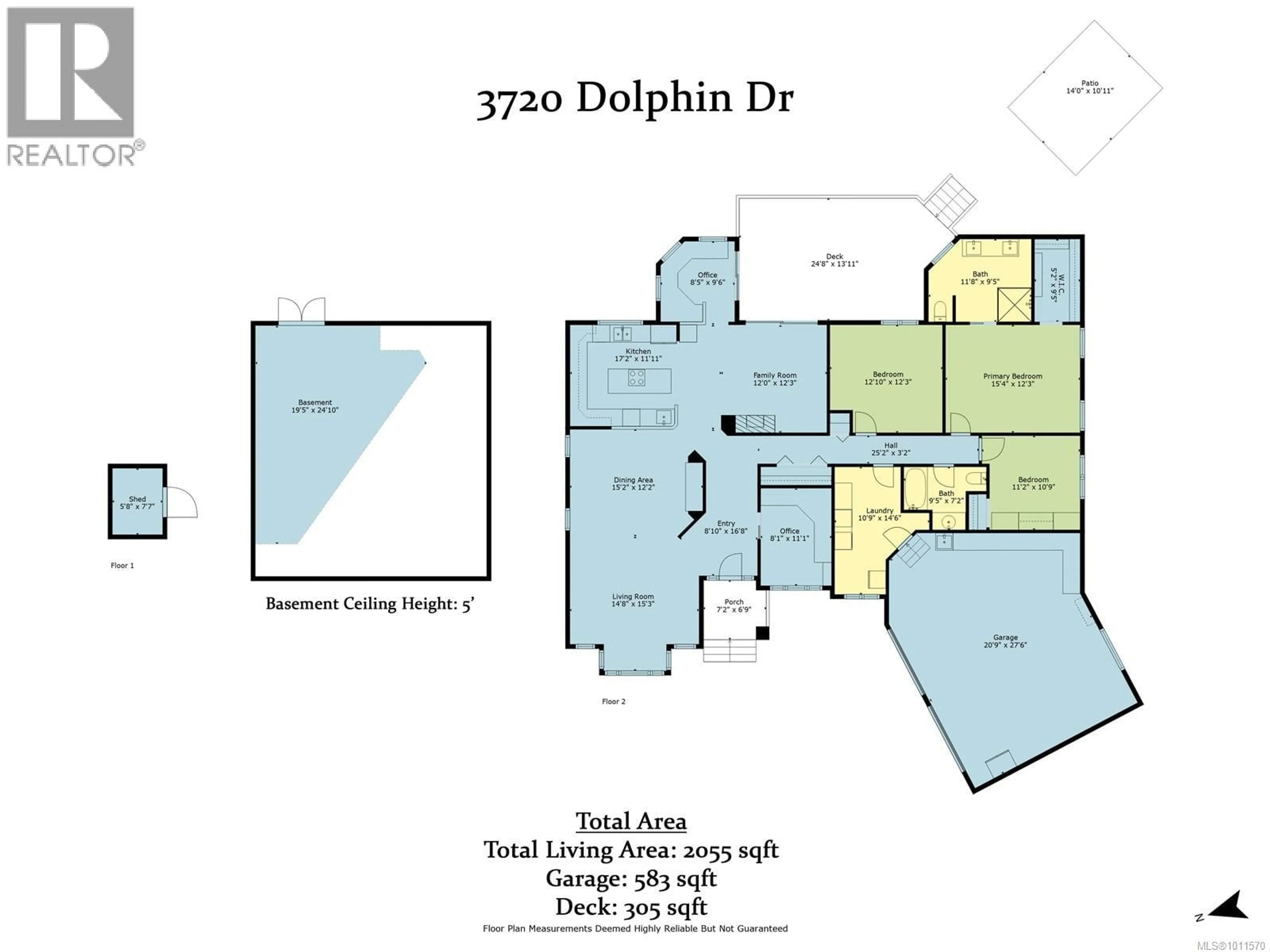 Floor plan for 3720 DOLPHIN DRIVE, Nanoose Bay British Columbia V9P9H1