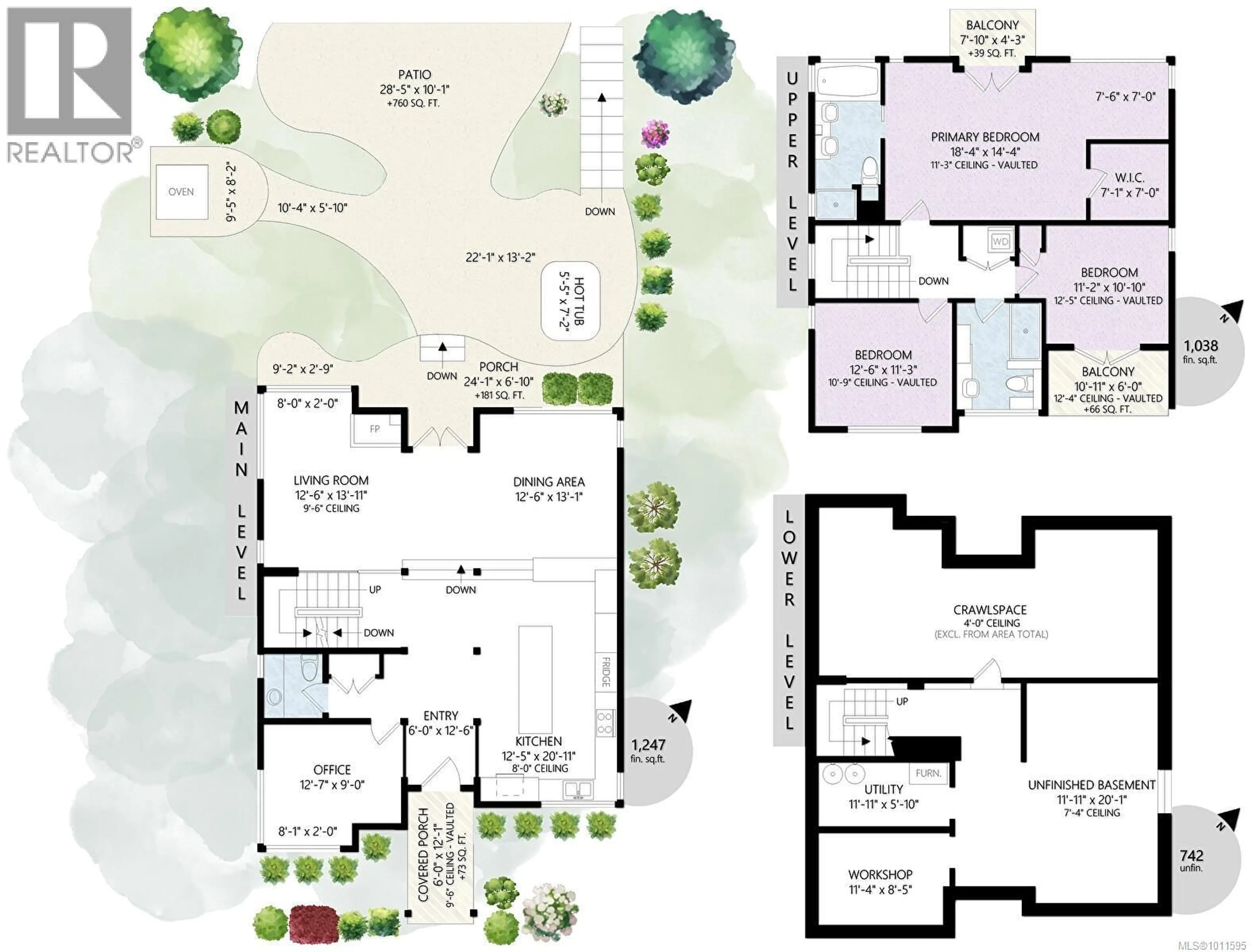 Floor plan for 580 MELDRAM DRIVE, North Saanich British Columbia V8L5V8
