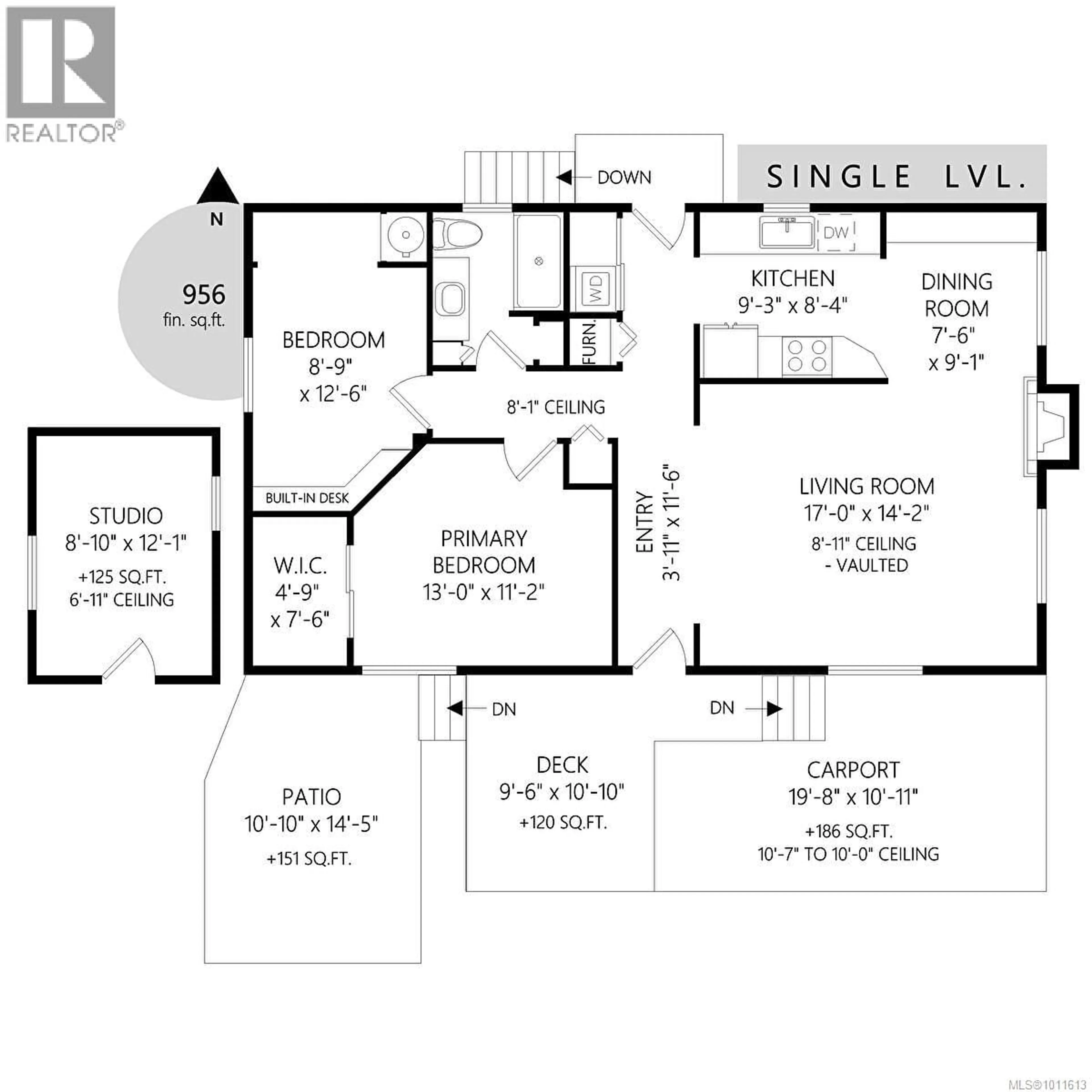 Floor plan for 42 - 2501 LABIEUX ROAD, Nanaimo British Columbia V9T5A6