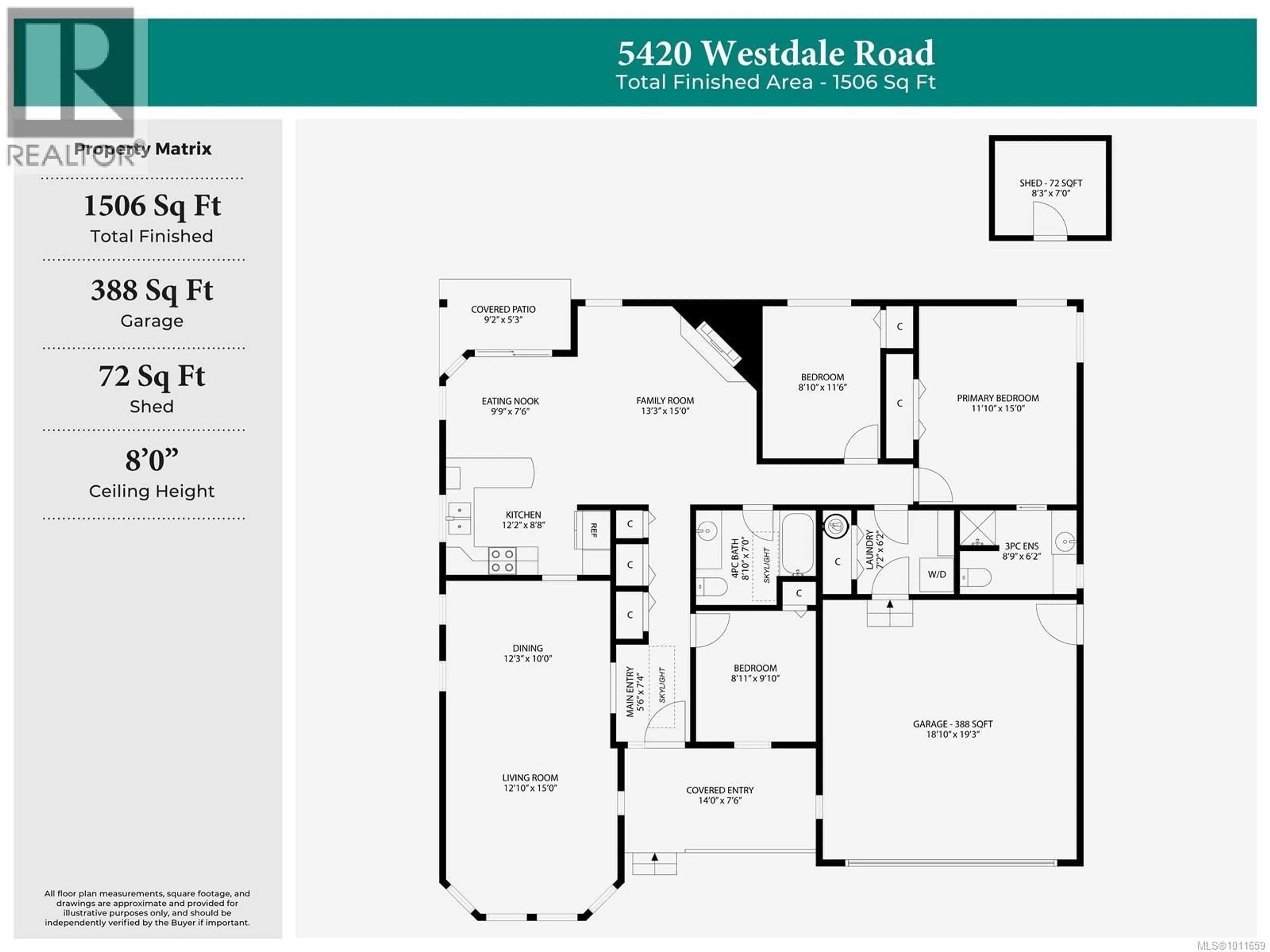 Floor plan for 5420 WESTDALE ROAD, Nanaimo British Columbia V9V1G5