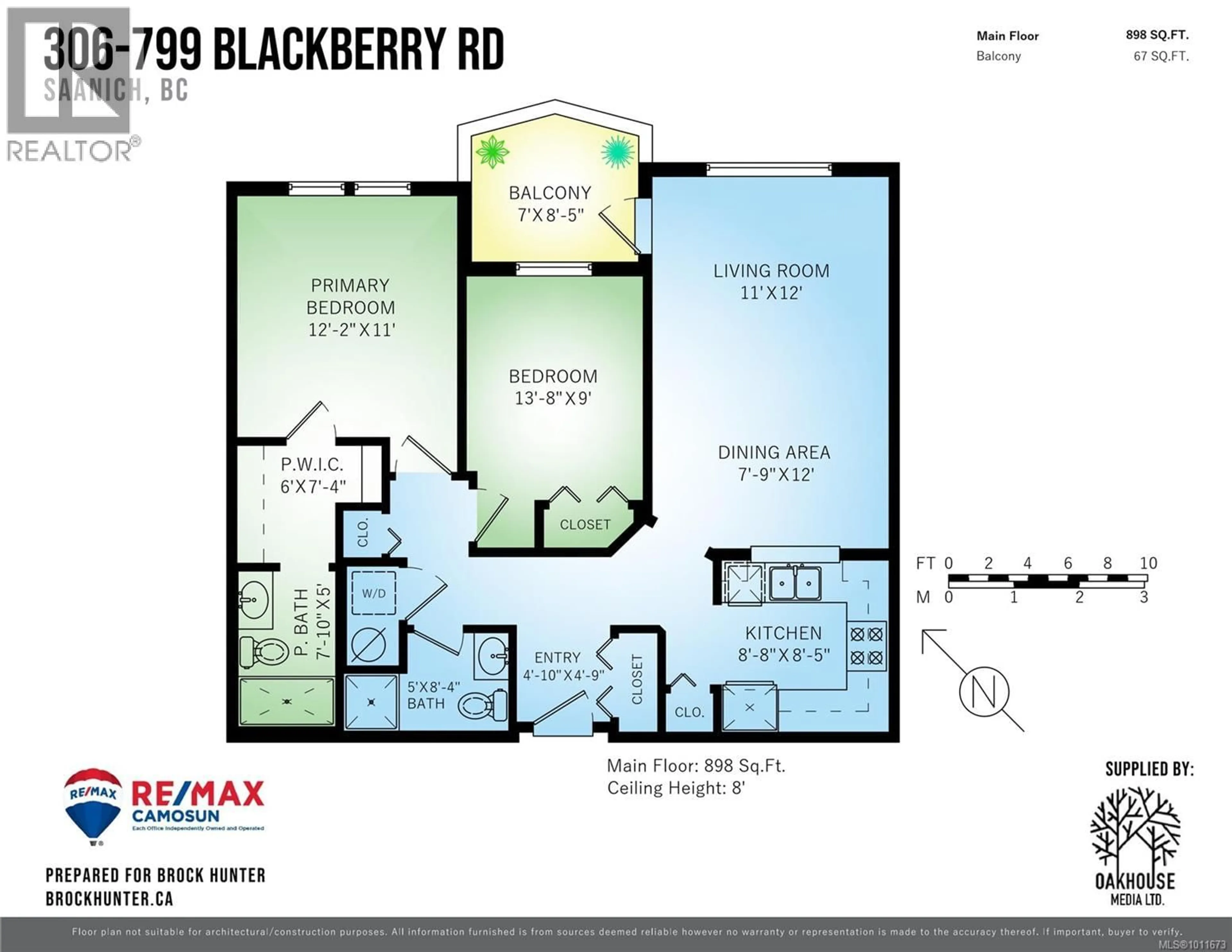 Floor plan for 306 - 799 BLACKBERRY ROAD, Saanich British Columbia V8X5J3