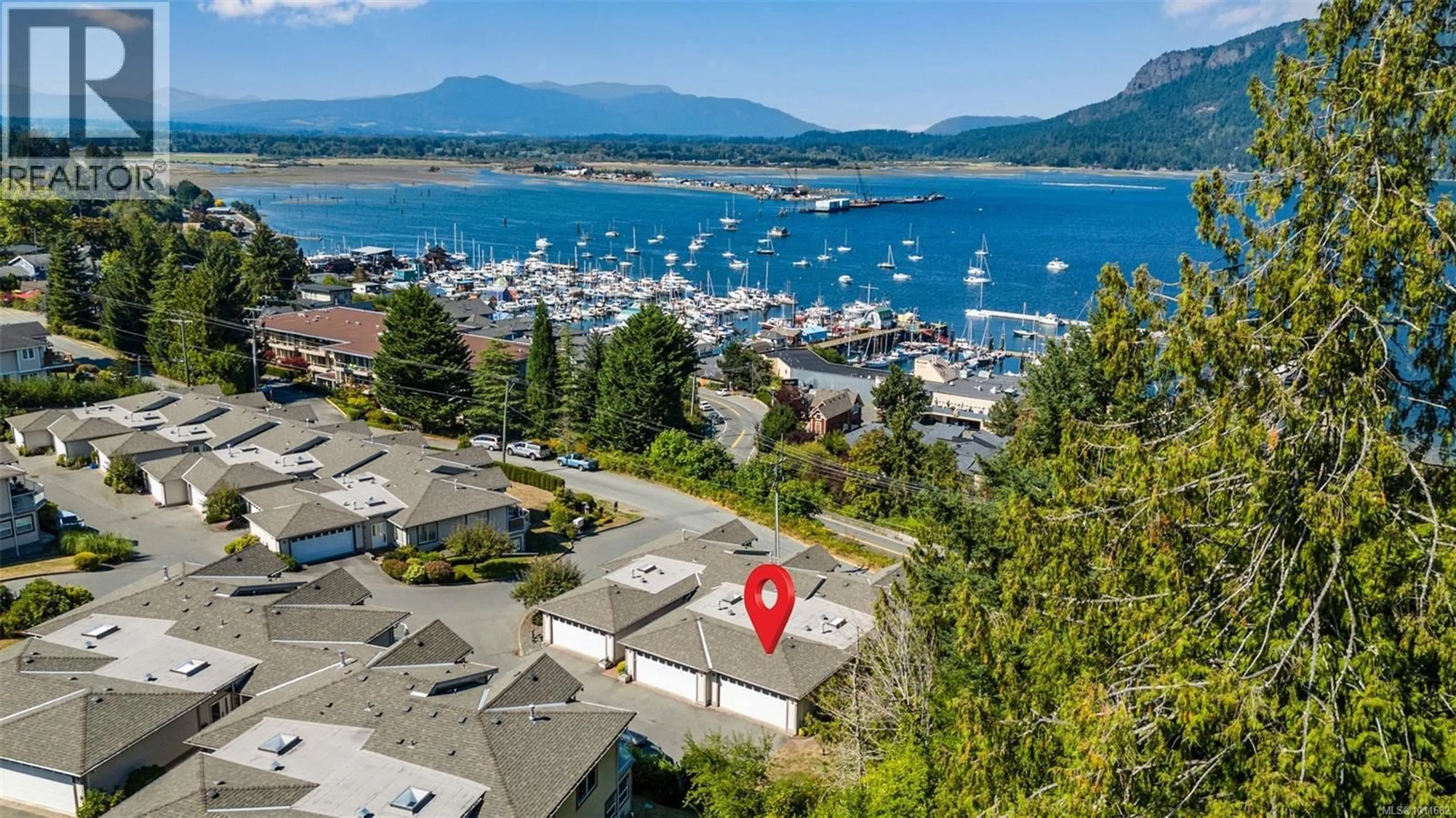 A pic from outside/outdoor area/front of a property/back of a property/a pic from drone, water/lake/river/ocean view for 20 - 1700 PRITCHARD ROAD, Cowichan Bay British Columbia V0R1N1