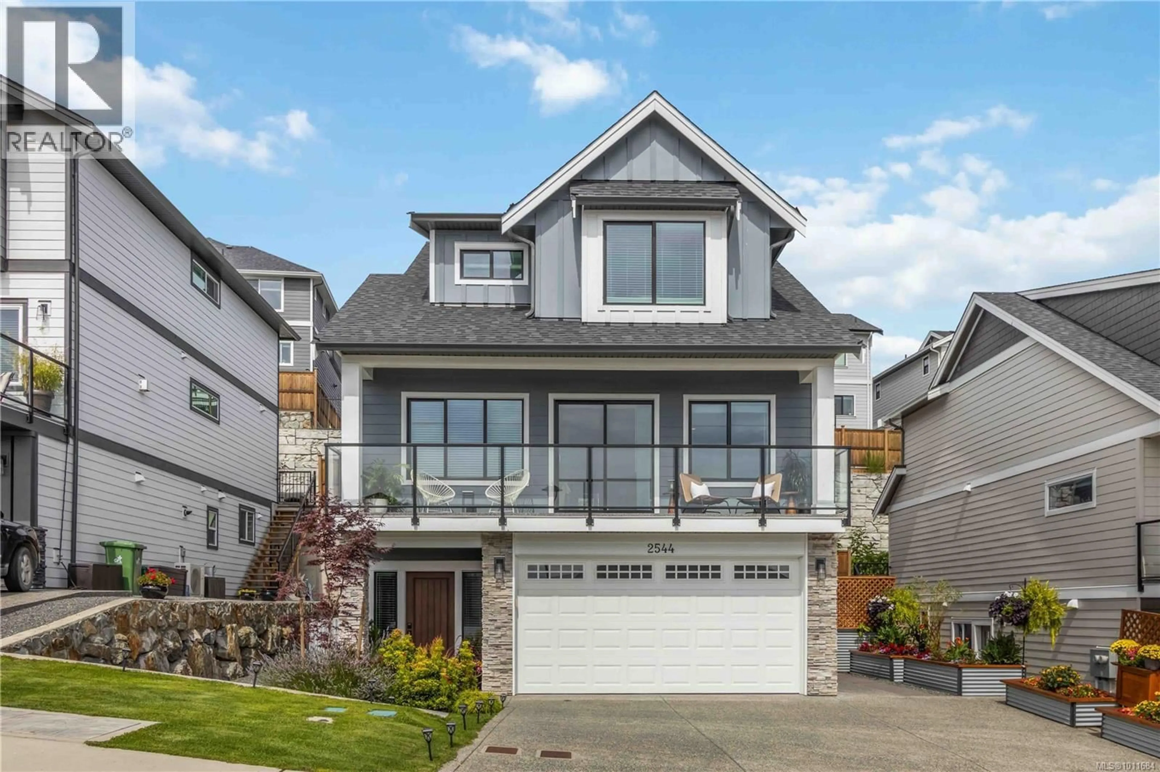 Home with vinyl exterior material, street for 2544 OBSIDIAN PLACE, Langford British Columbia V9B5L4