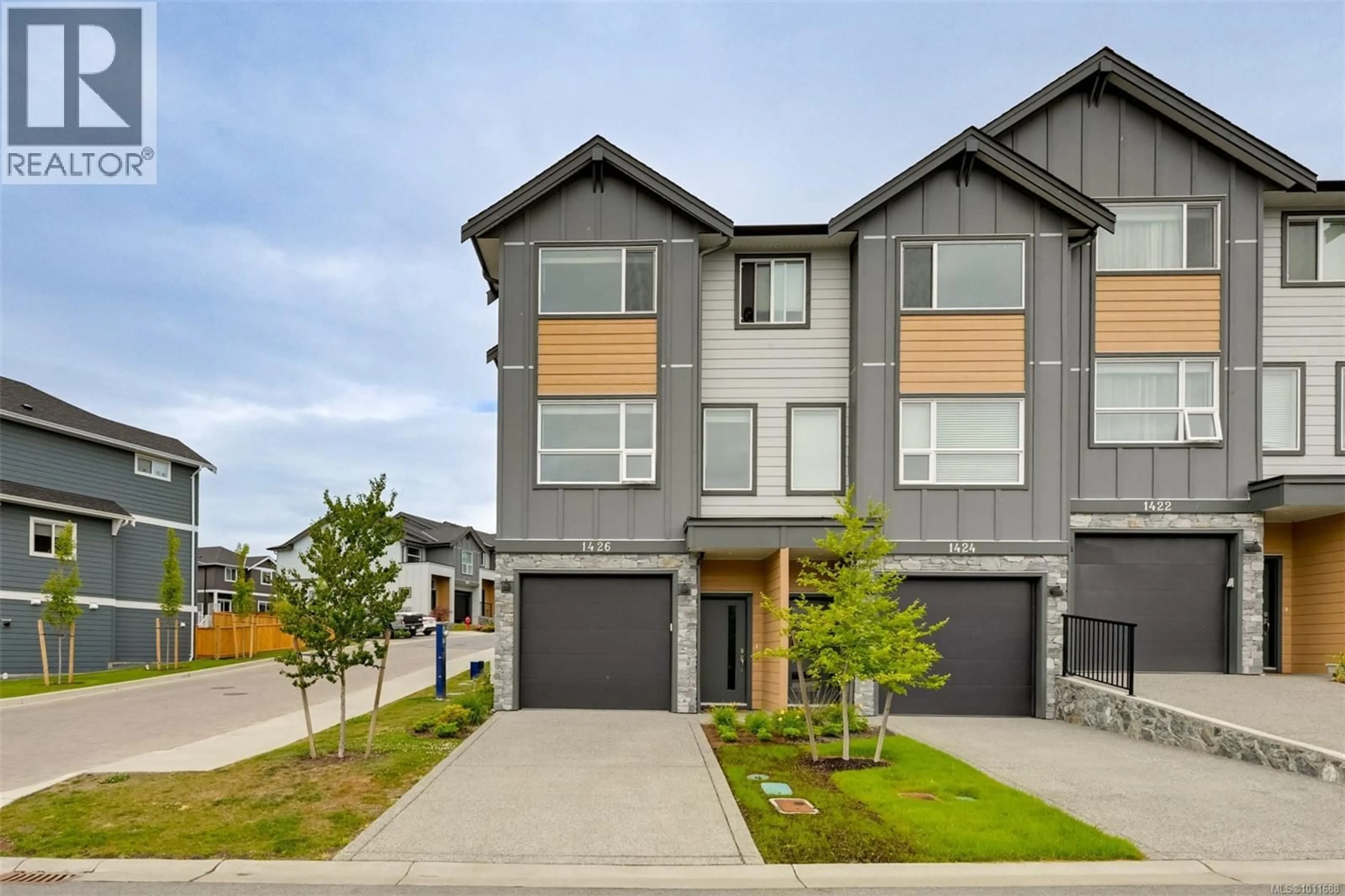 Home with vinyl exterior material, street for 1426 ATLAS DRIVE, Langford British Columbia V9B7A7