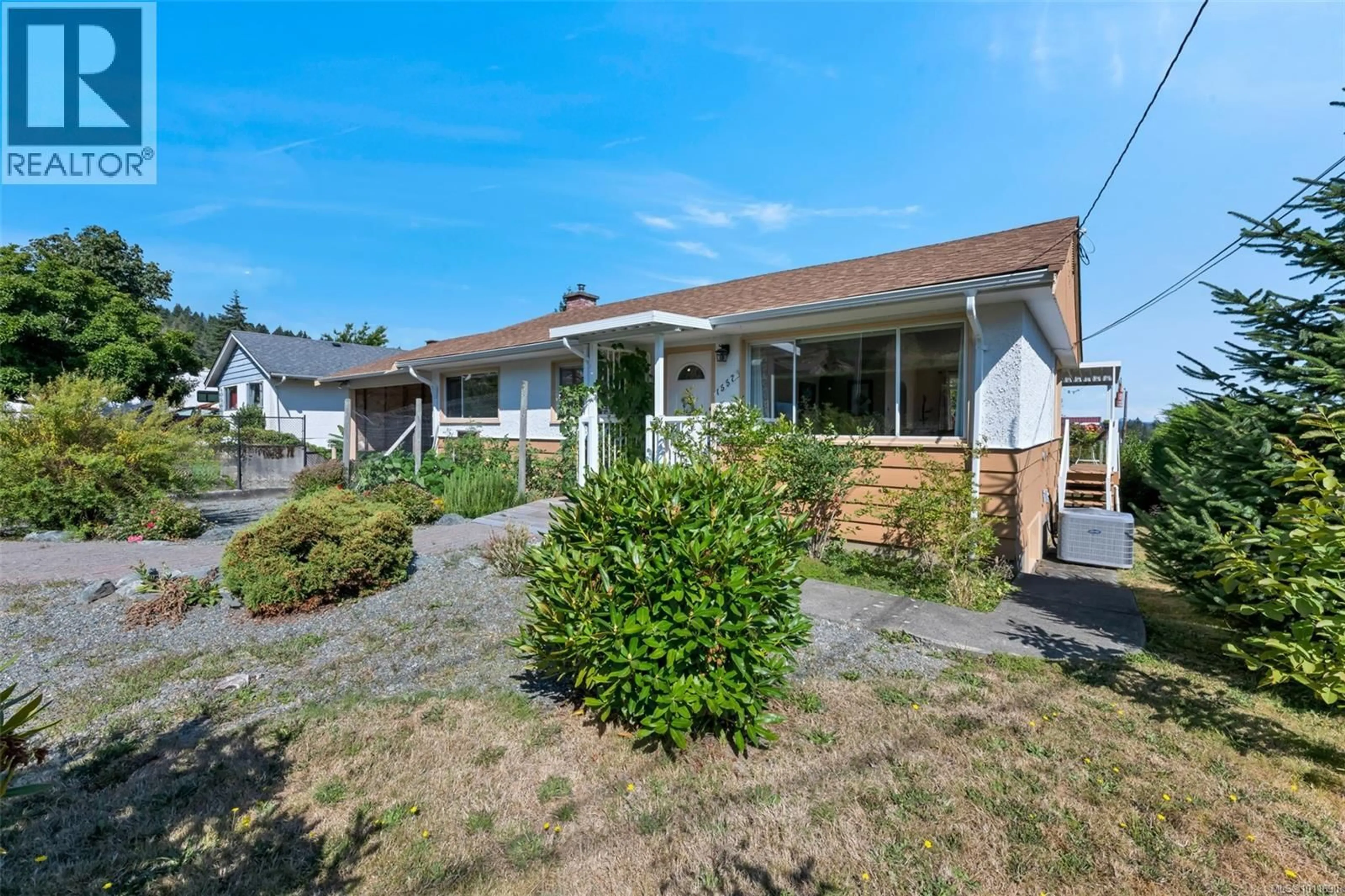 A pic from outside/outdoor area/front of a property/back of a property/a pic from drone, street for 1557 ADELAIDE STREET, Crofton British Columbia V0R1R0