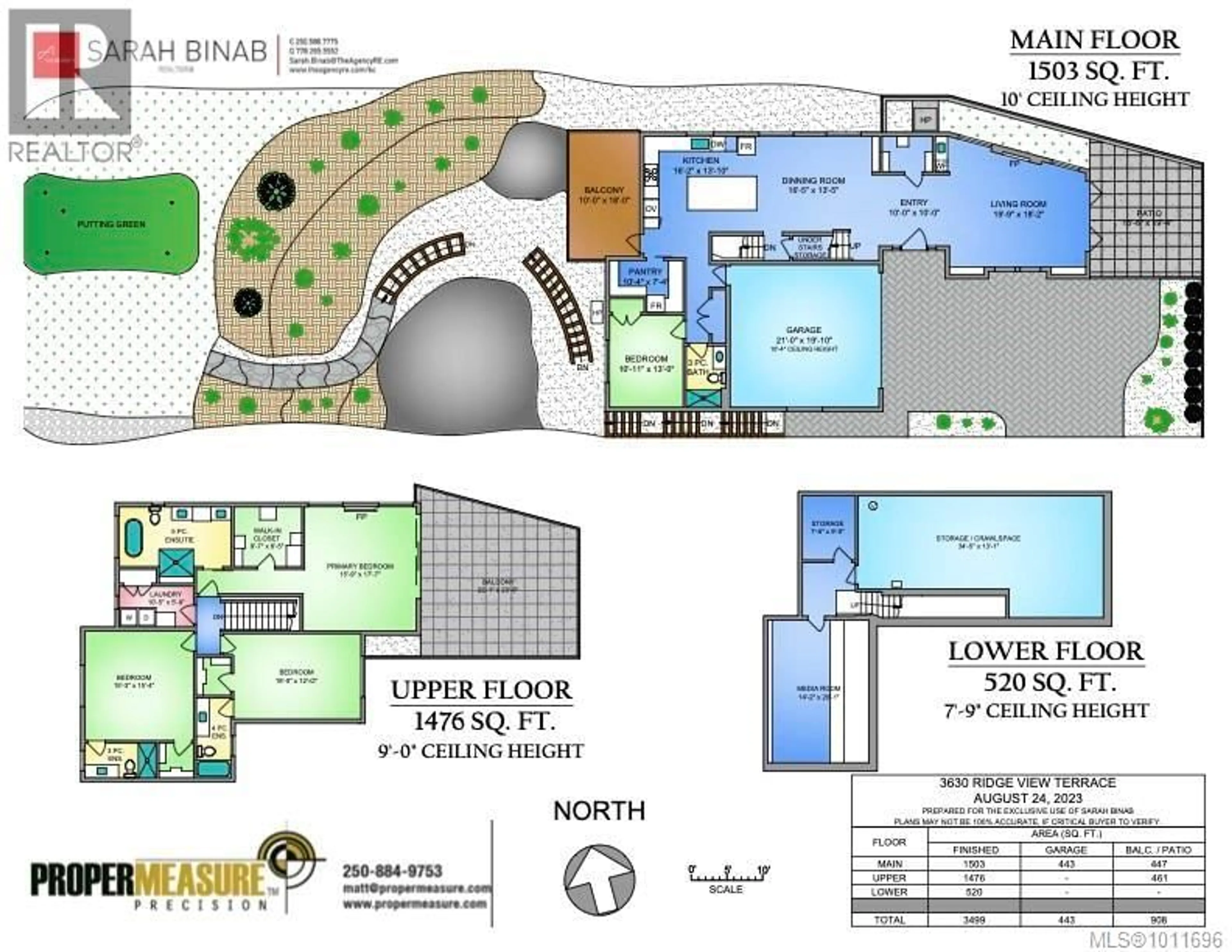 Floor plan for 3630 RIDGE VIEW TERRACE, Colwood British Columbia V9C0M3