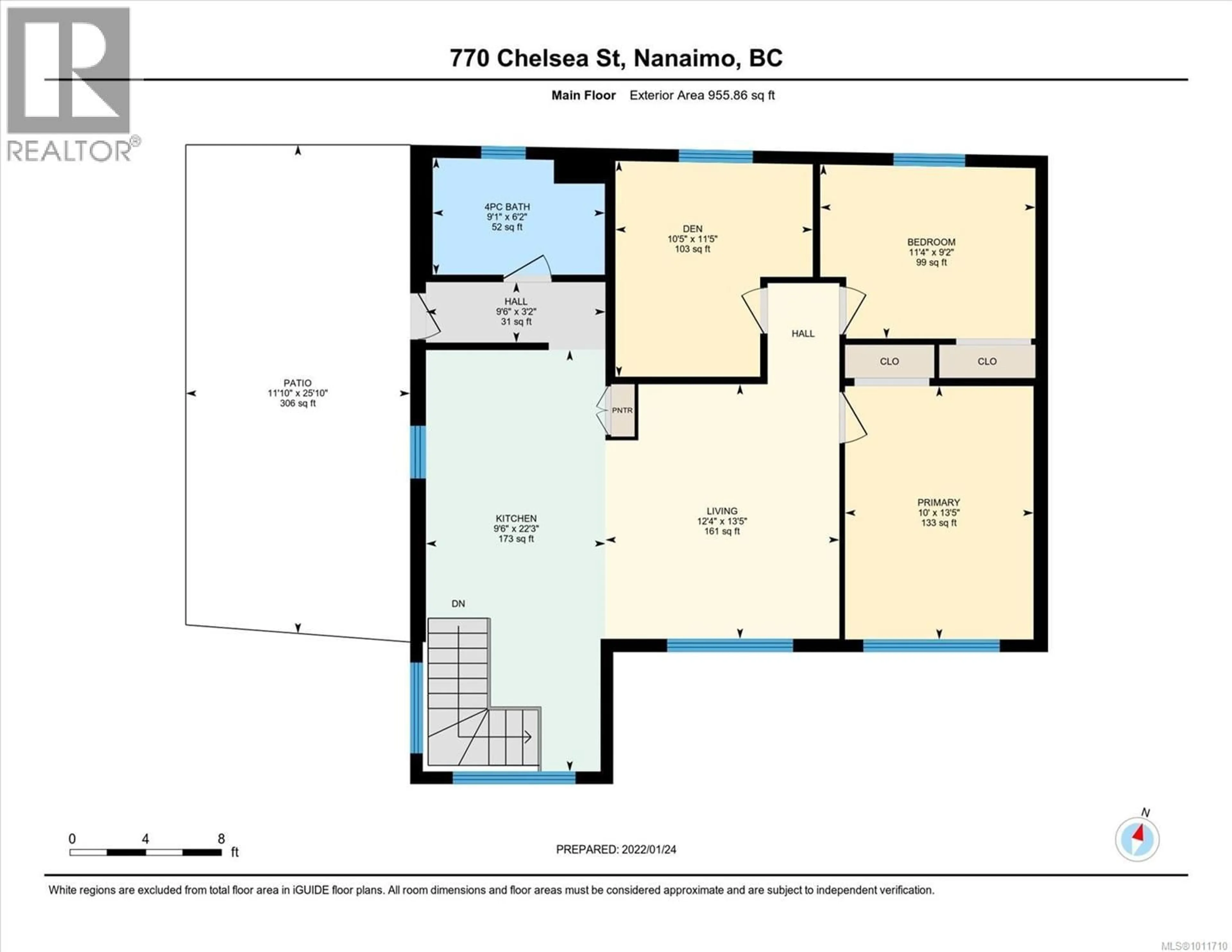 Floor plan for 770 CHELSEA STREET, Nanaimo British Columbia V9S1Y3