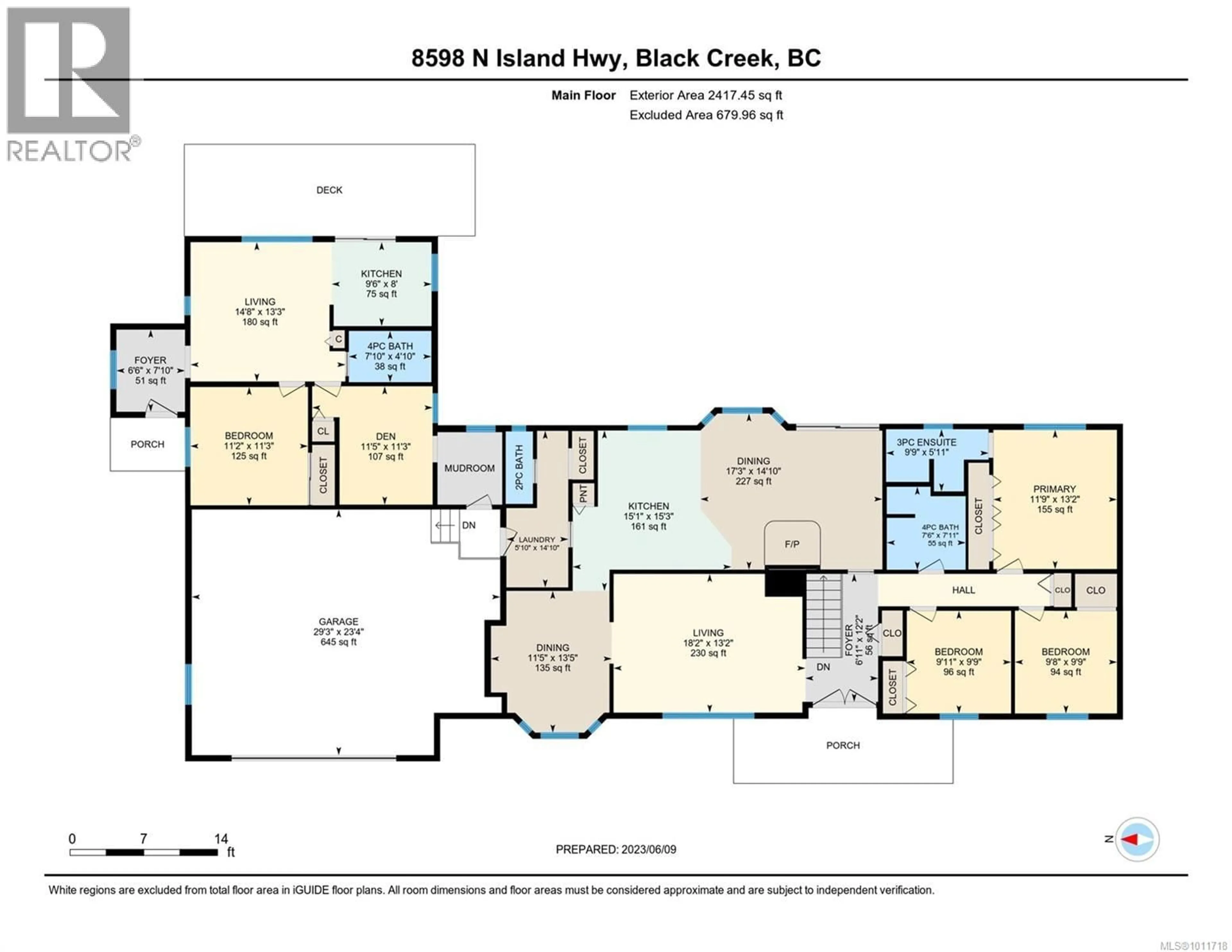 Floor plan for 8598 ISLAND HIGHWAY NORTH, Black Creek British Columbia V9N1H3