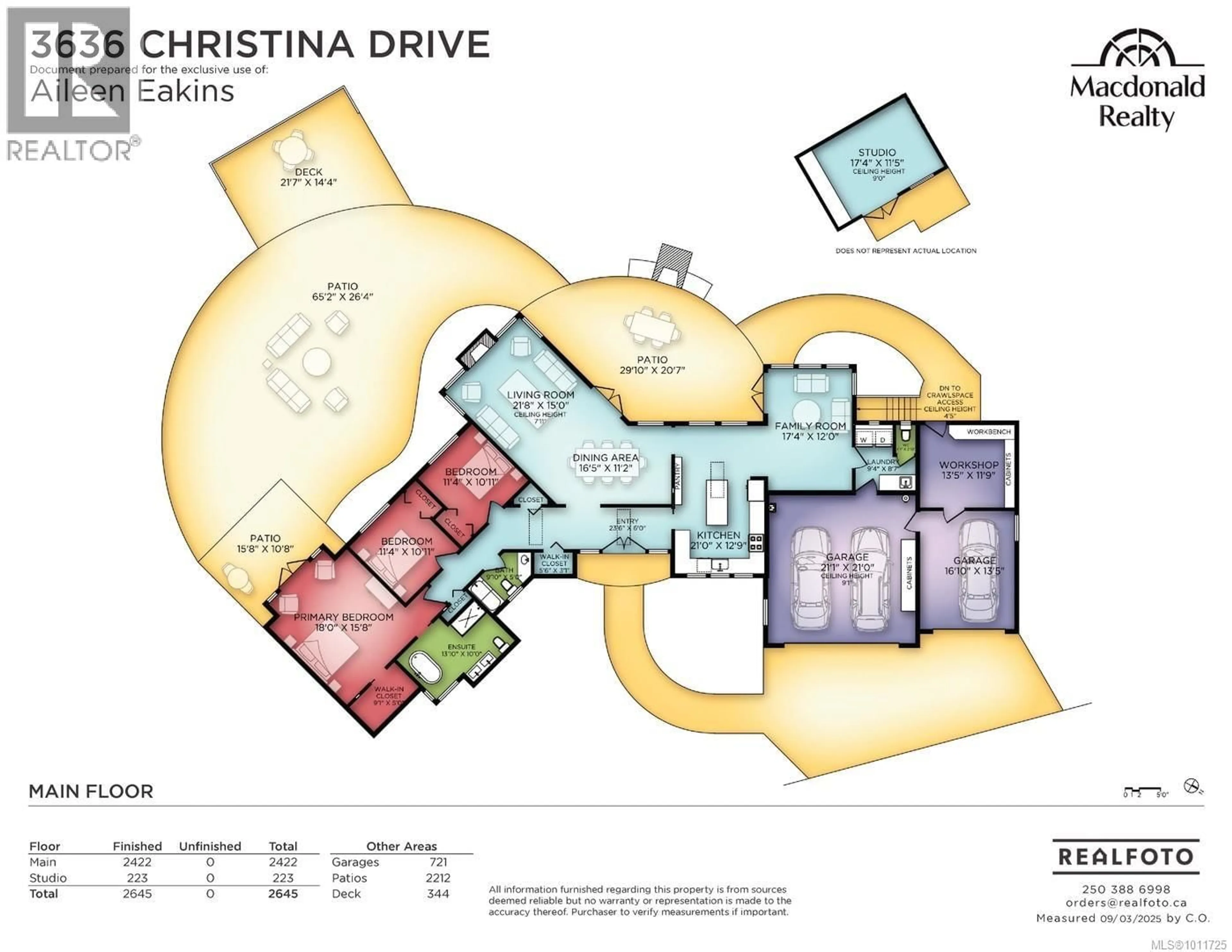 Floor plan for 3636 CHRISTINA DRIVE, Cobble Hill British Columbia V0R1L4