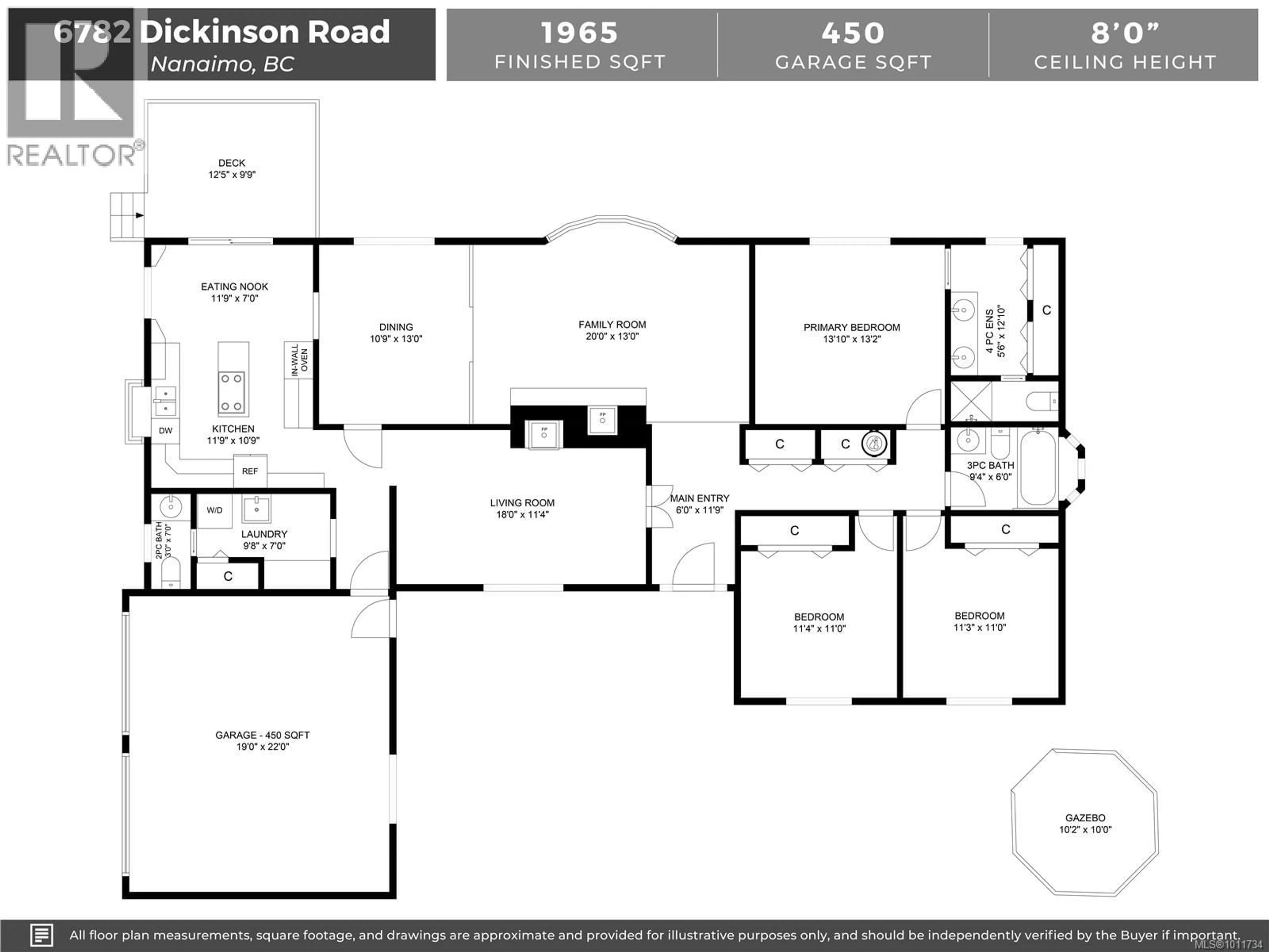 Floor plan for 6782 DICKINSON ROAD, Nanaimo British Columbia V9V1A2