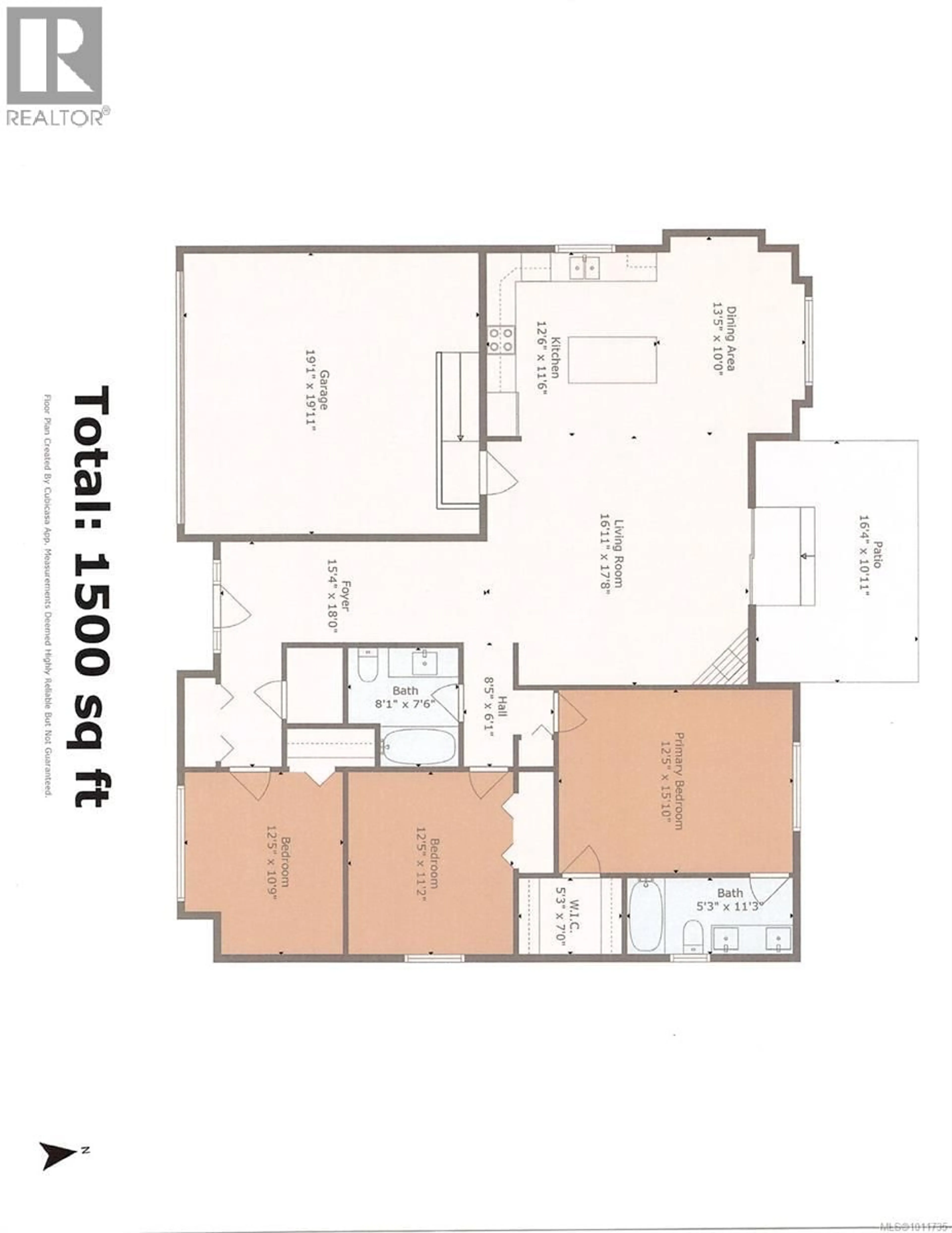 Floor plan for 134 - 4065 MCBRIDE STREET, Port Alberni British Columbia V9Y0C1