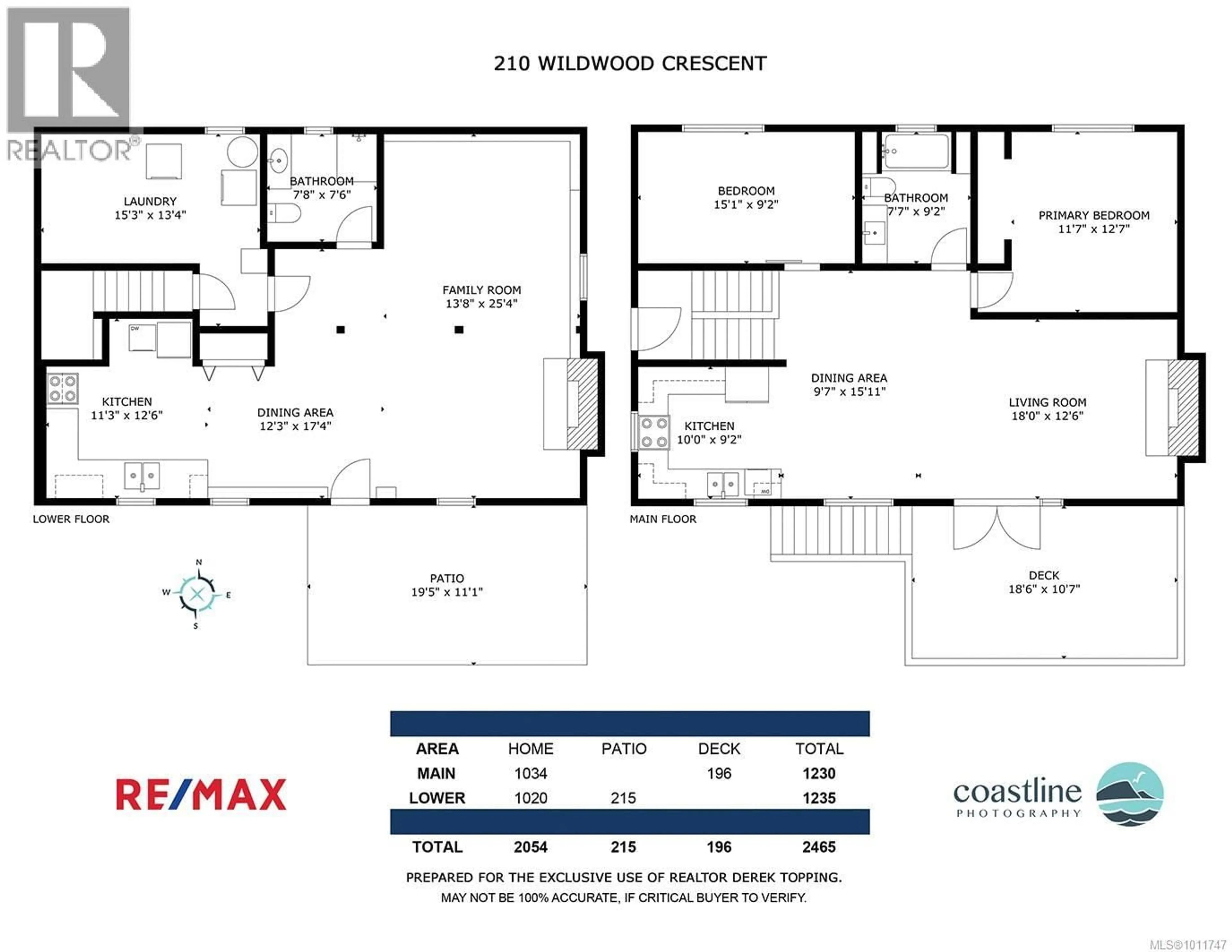 Floor plan for 210 WILDWOOD CRESCENT, Salt Spring British Columbia V8K2N7