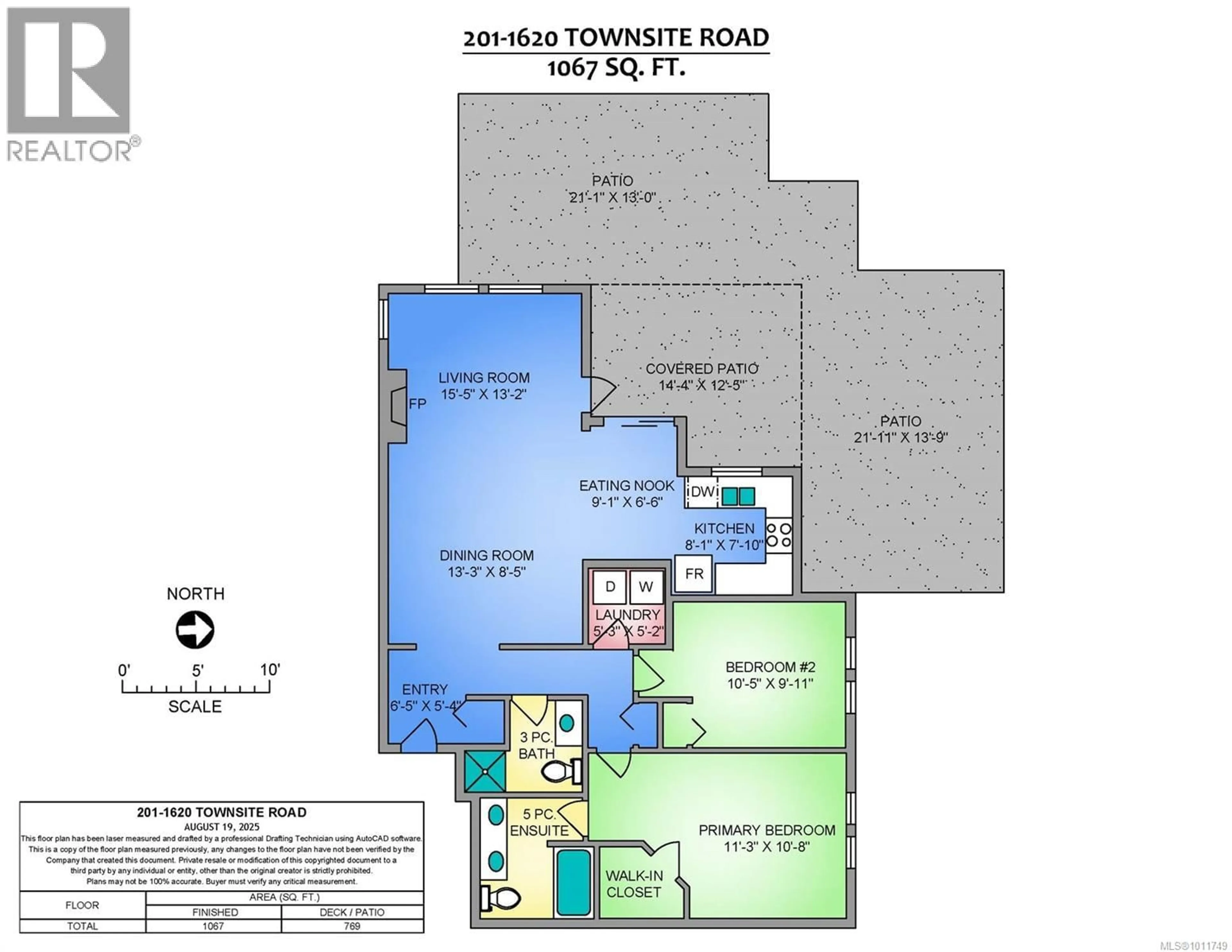 Floor plan for 201 - 1620 TOWNSITE ROAD, Nanaimo British Columbia V9S1N2