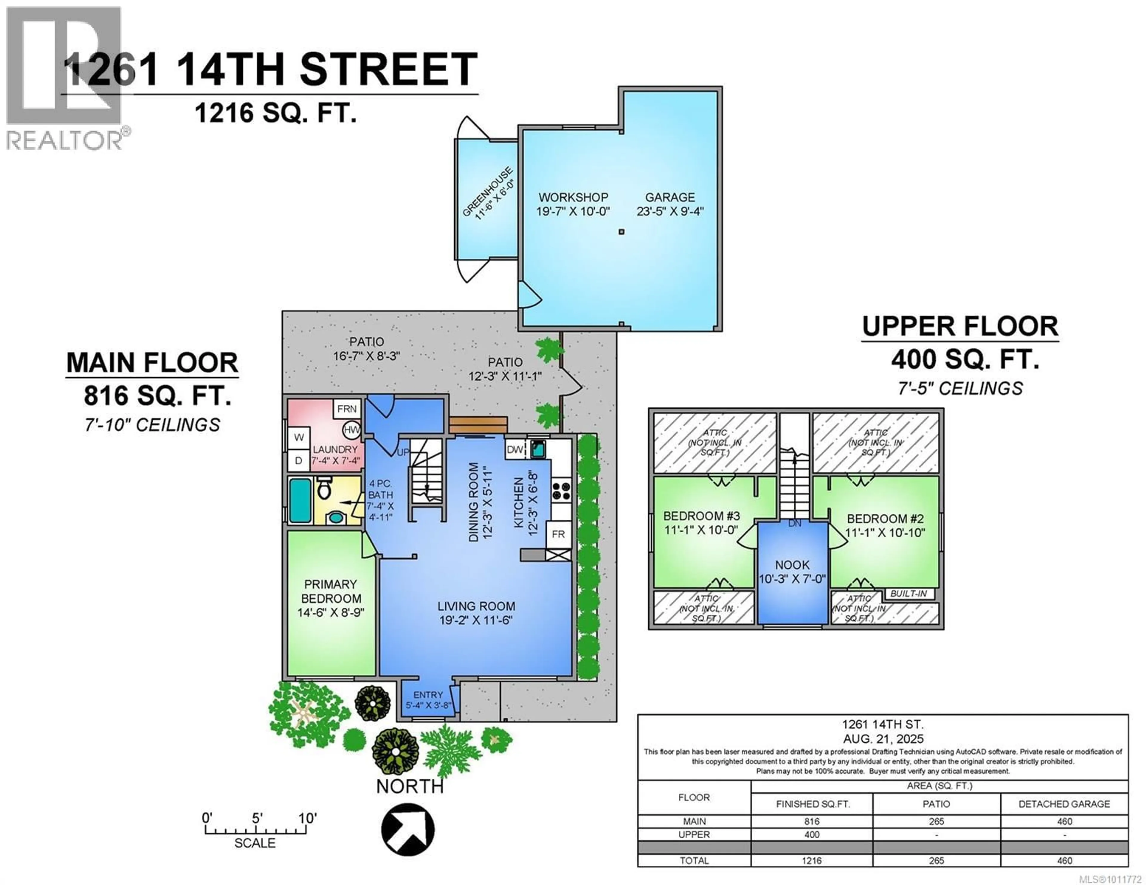 Floor plan for 1261 14TH STREET, Courtenay British Columbia V9N1X1