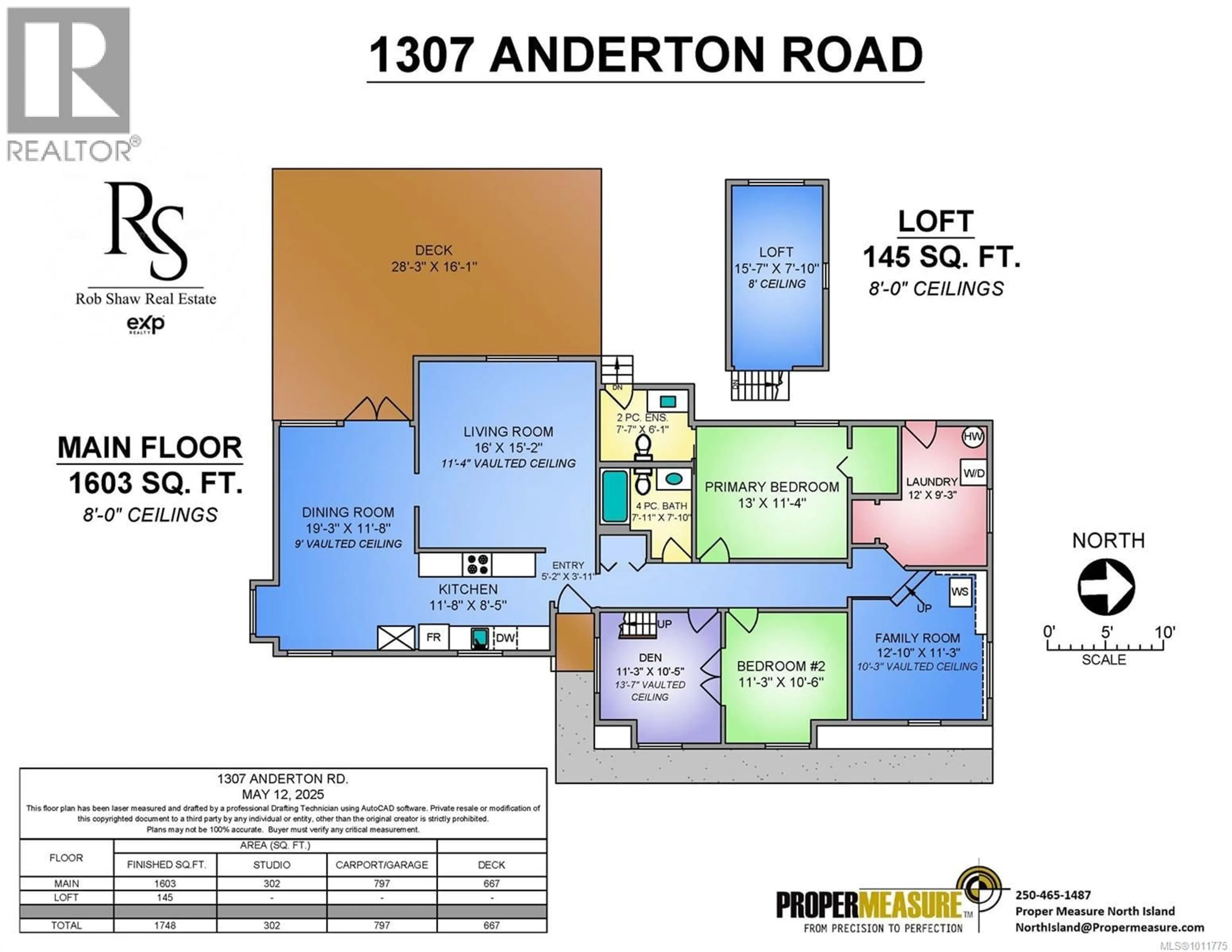 Floor plan for 1307 ANDERTON ROAD, Comox British Columbia V9M3Z2