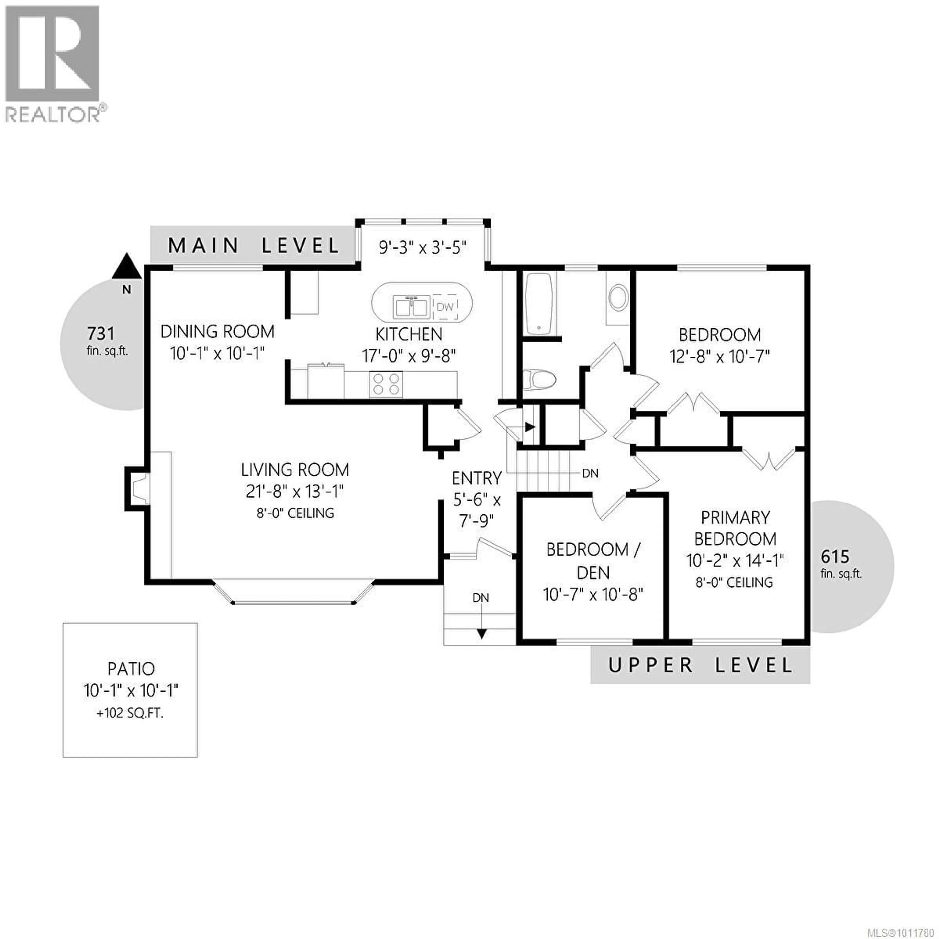 Floor plan for 2195 FERNDALE ROAD, Saanich British Columbia V8N2Z2