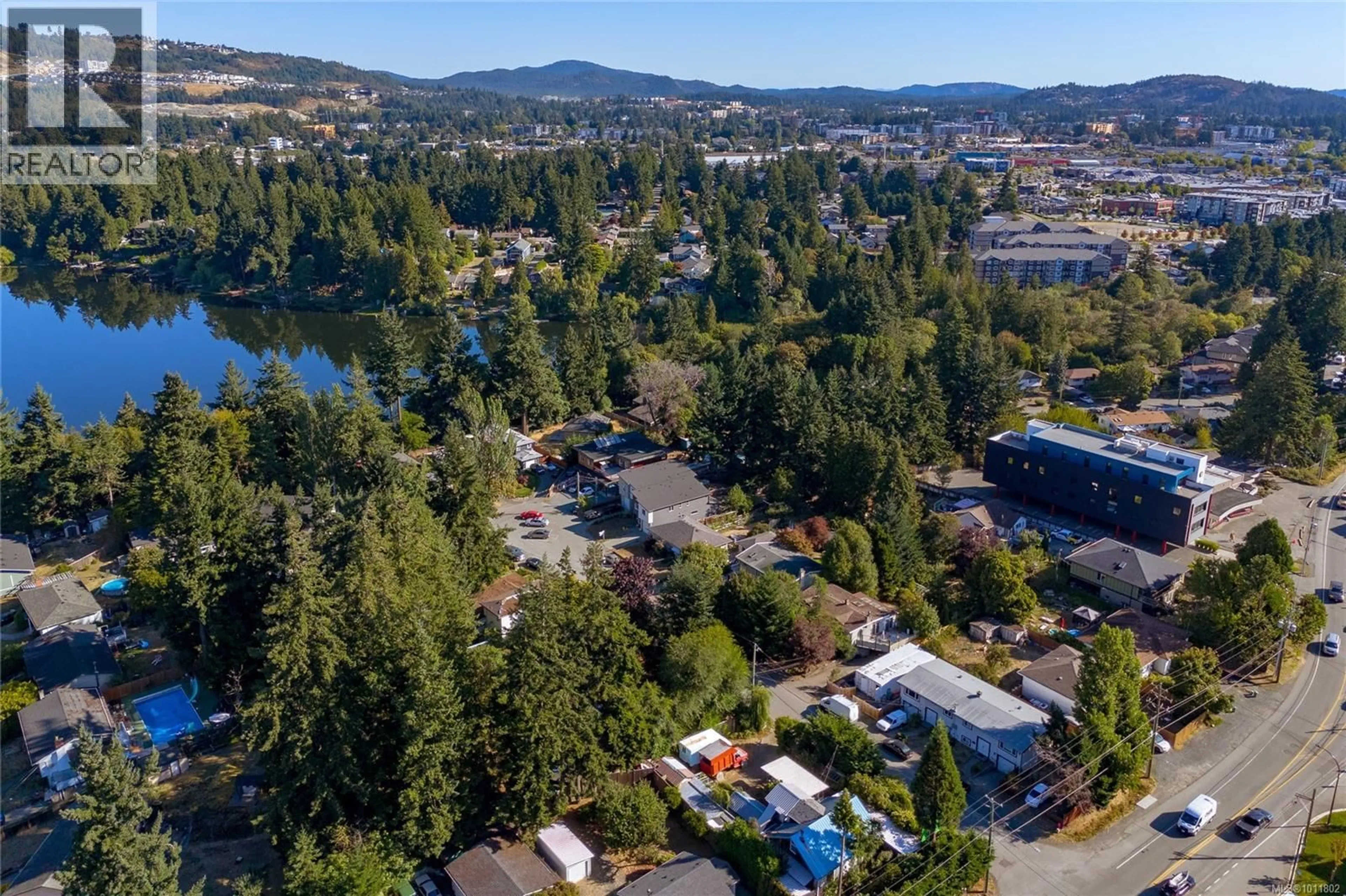 A pic from outside/outdoor area/front of a property/back of a property/a pic from drone, water/lake/river/ocean view for 3181 AYTON PLACE, Langford British Columbia V9B4C3