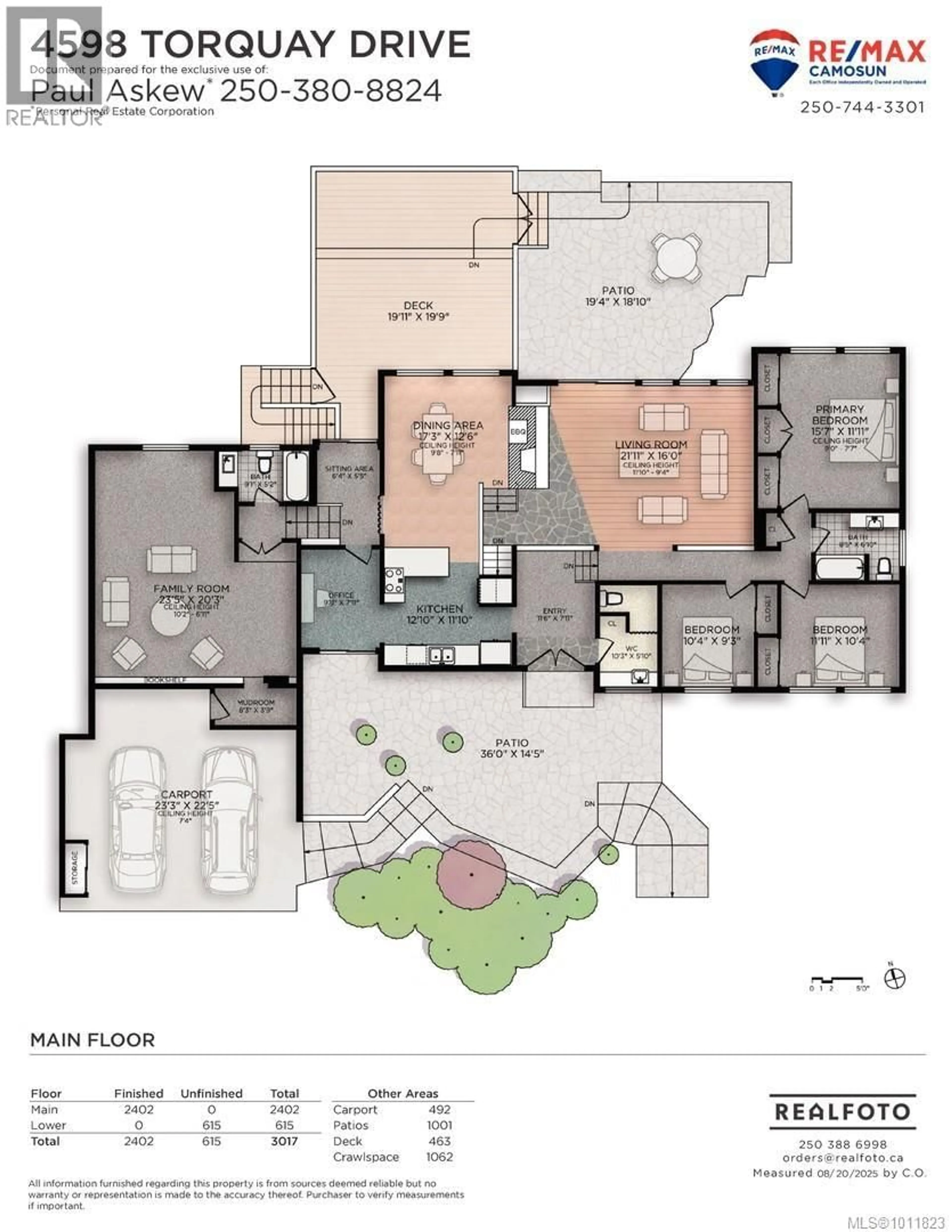 Floor plan for 4598 TORQUAY DRIVE, Saanich British Columbia V8N3L7