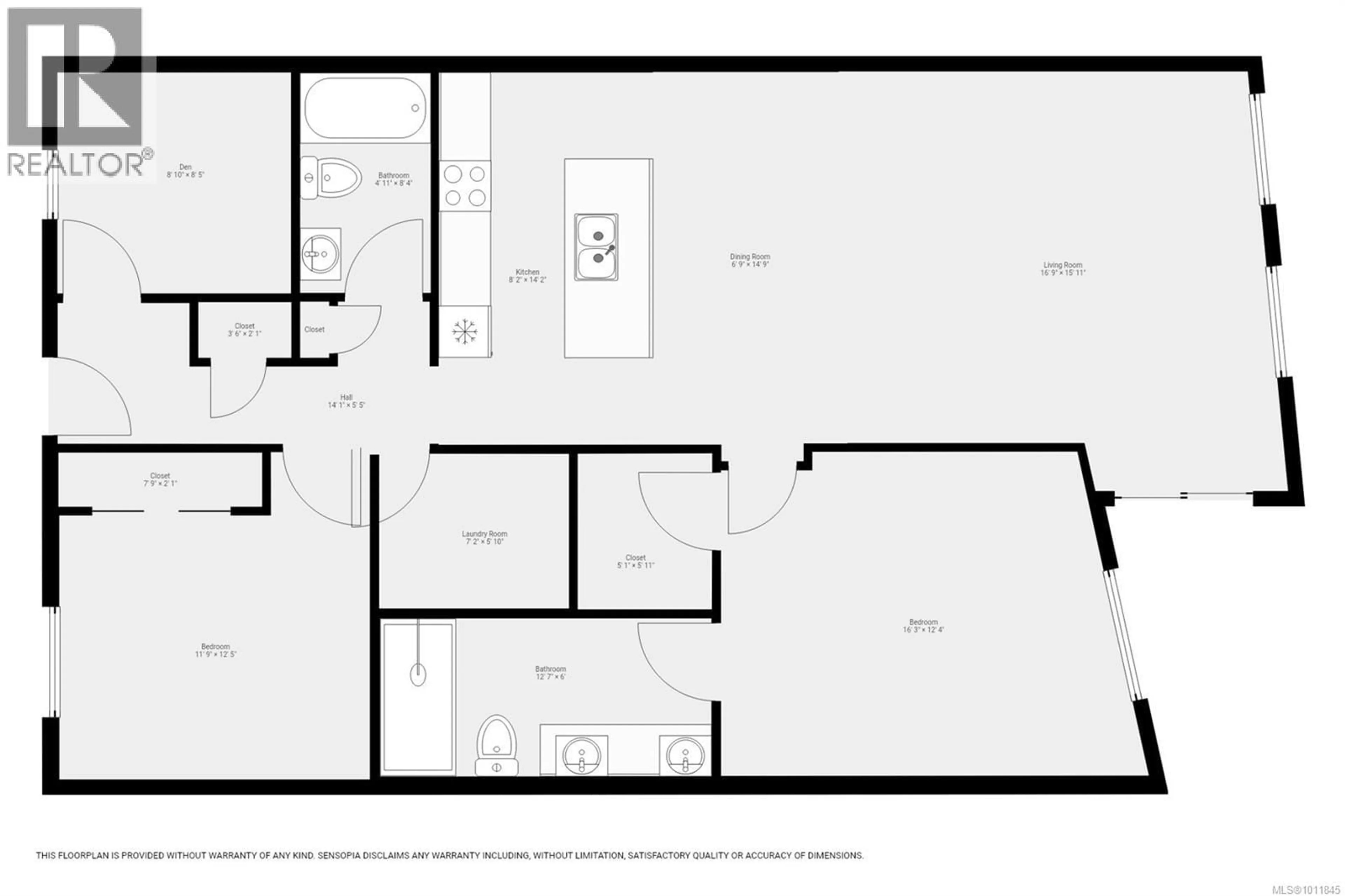 Floor plan for 402 - 536 ISLAND HIGHWAY SOUTH, Campbell River British Columbia V9W1A5