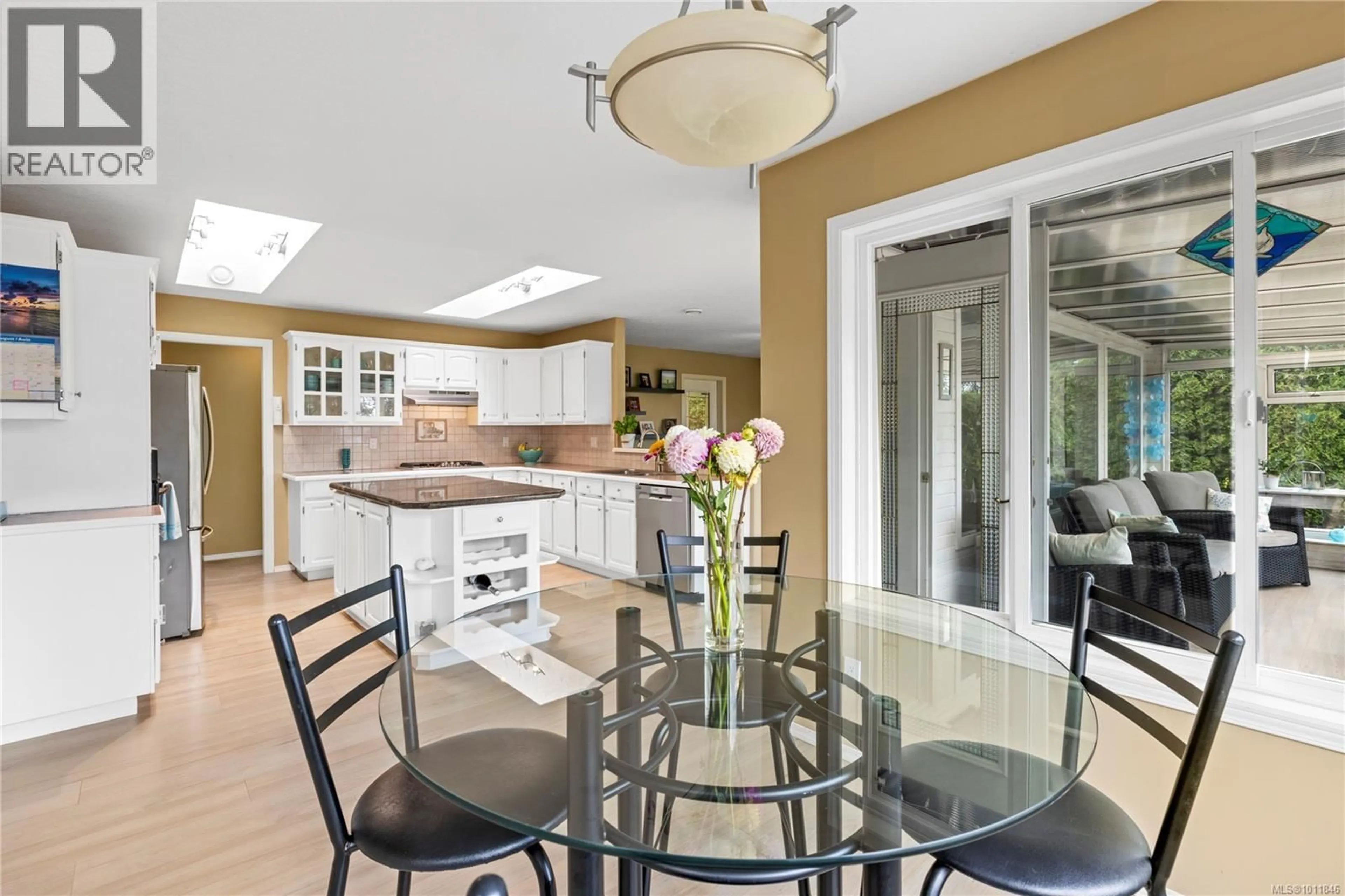 Contemporary kitchen, ceramic/tile floor for 1394 MALLARD ROAD, Qualicum Beach British Columbia V9P2A3