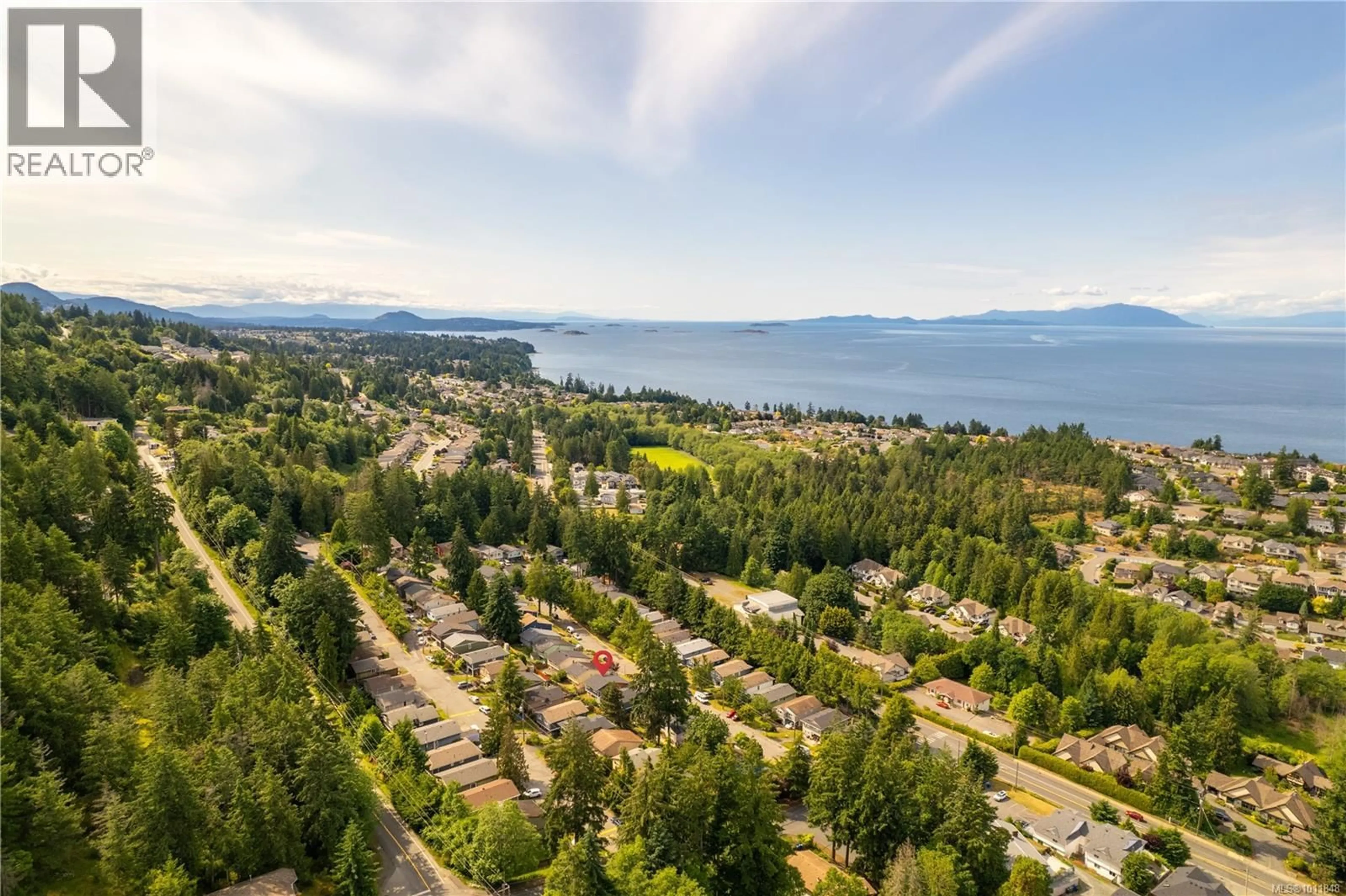 A pic from outside/outdoor area/front of a property/back of a property/a pic from drone, water/lake/river/ocean view for 25 MORGAN PLACE, Nanaimo British Columbia V9T5B8