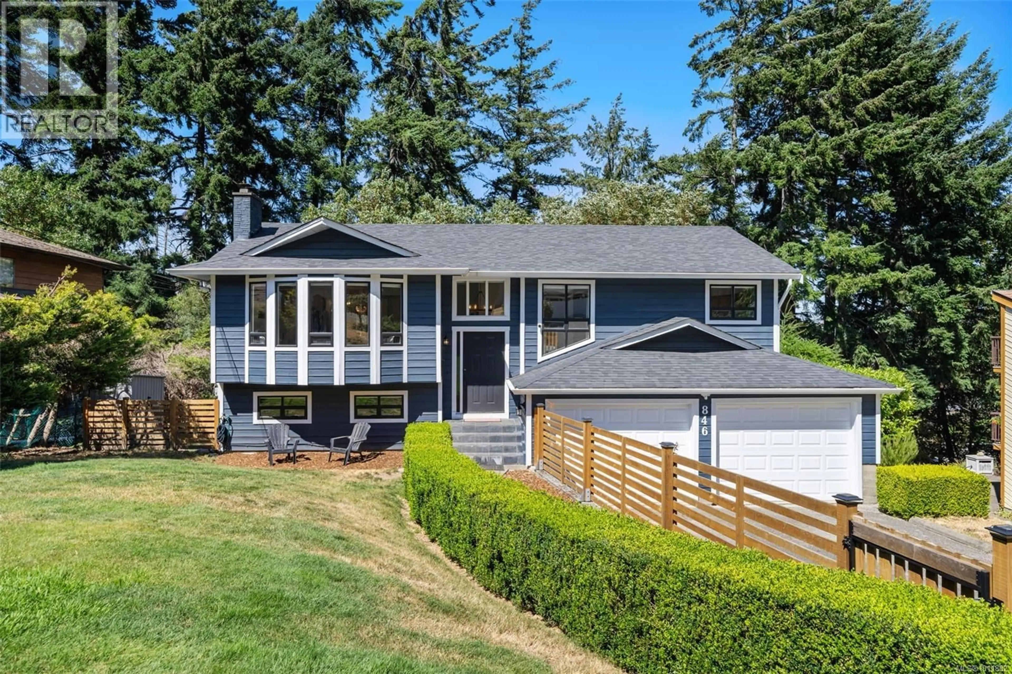 Home with vinyl exterior material, street for 846 CECIL BLOGG DRIVE, Colwood British Columbia V9C3H7