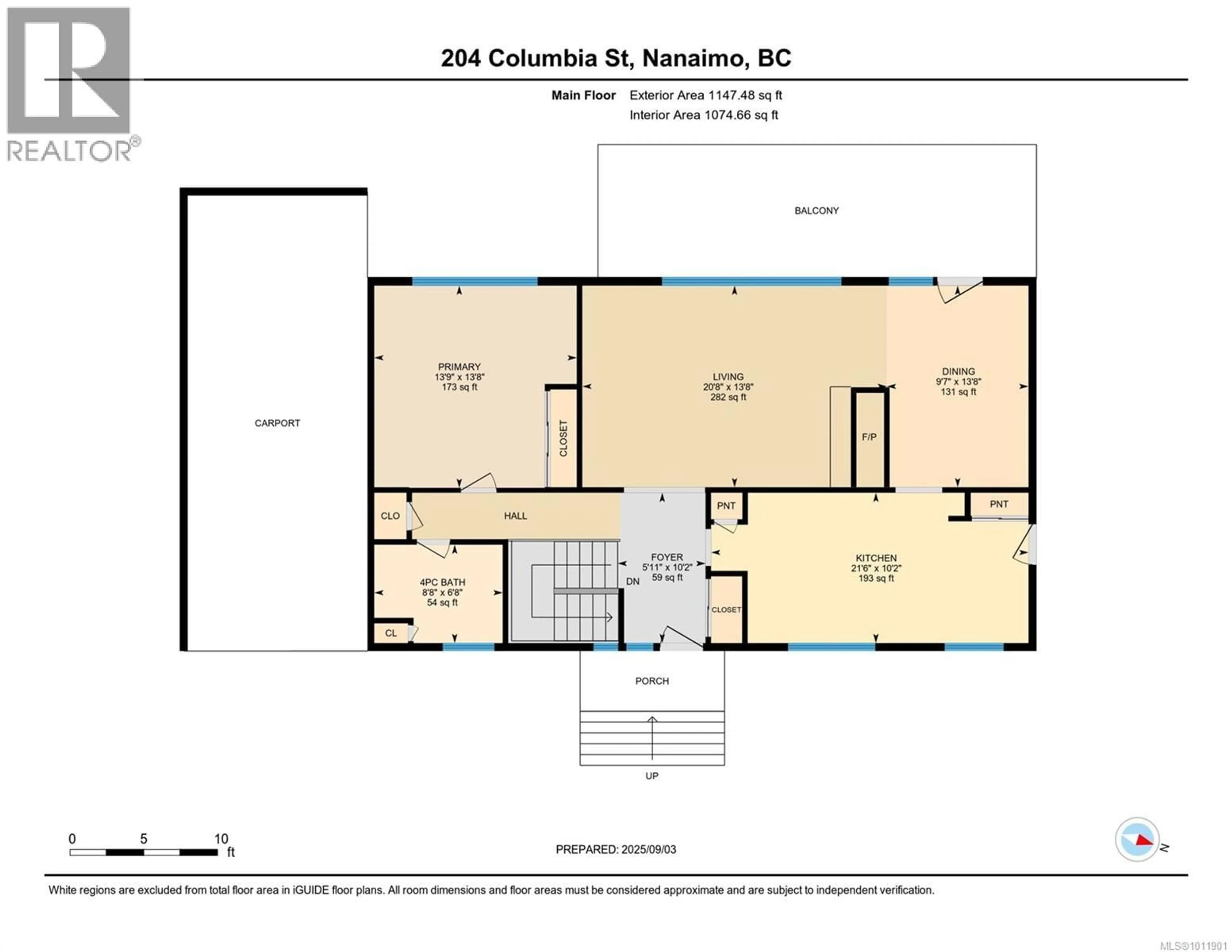 Floor plan for 204 COLUMBIA STREET, Nanaimo British Columbia V9R4M2