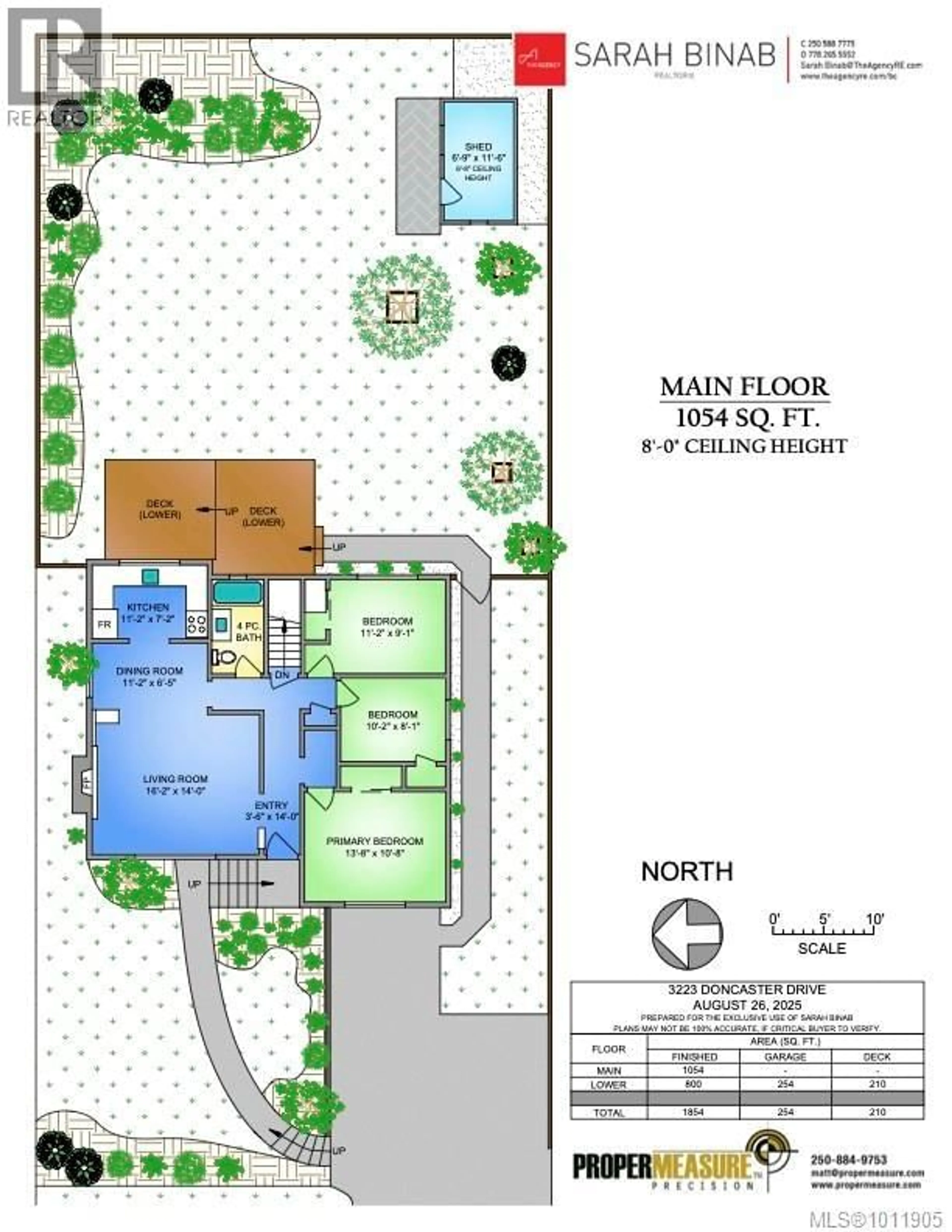 Floor plan for 3223 DONCASTER DRIVE, Saanich British Columbia V8P3V3