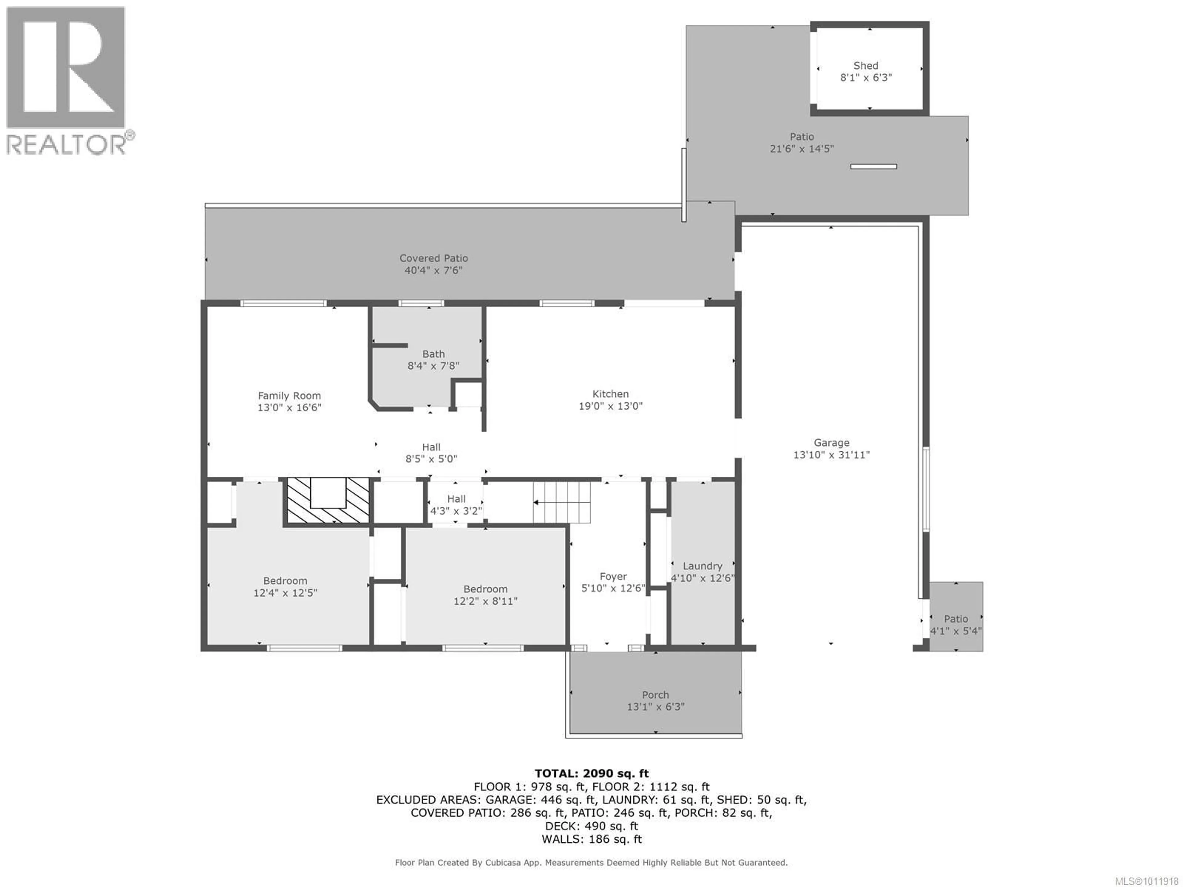 Floor plan for 2871 15TH AVENUE, Port Alberni British Columbia V9Y2Z1