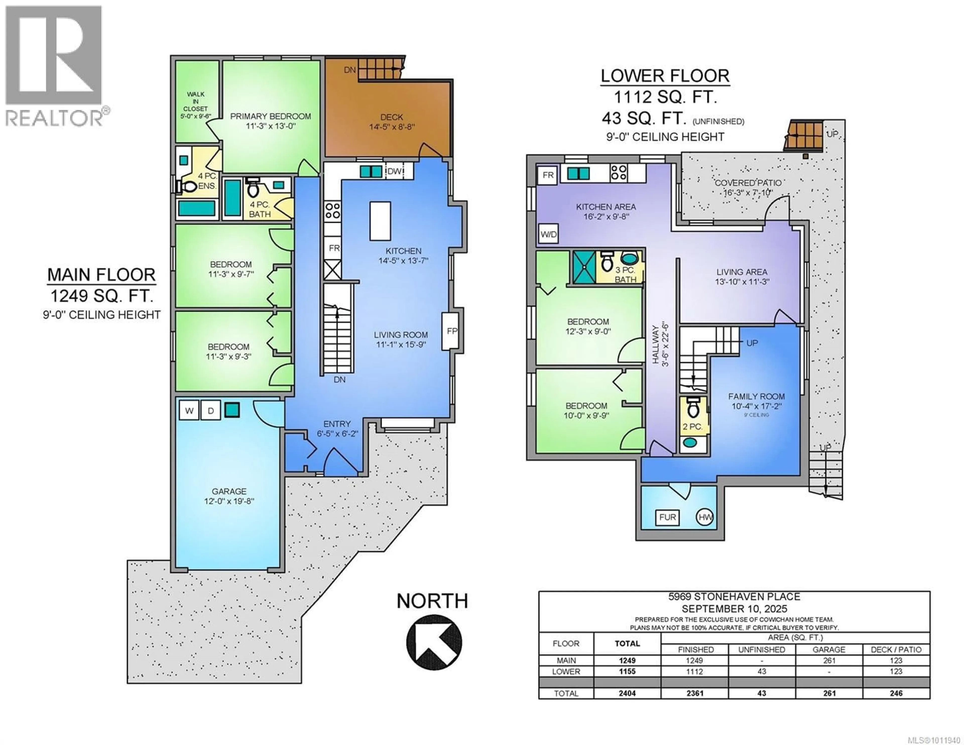 Floor plan for 5969 STONEHAVEN DRIVE, Duncan British Columbia V9L0A1