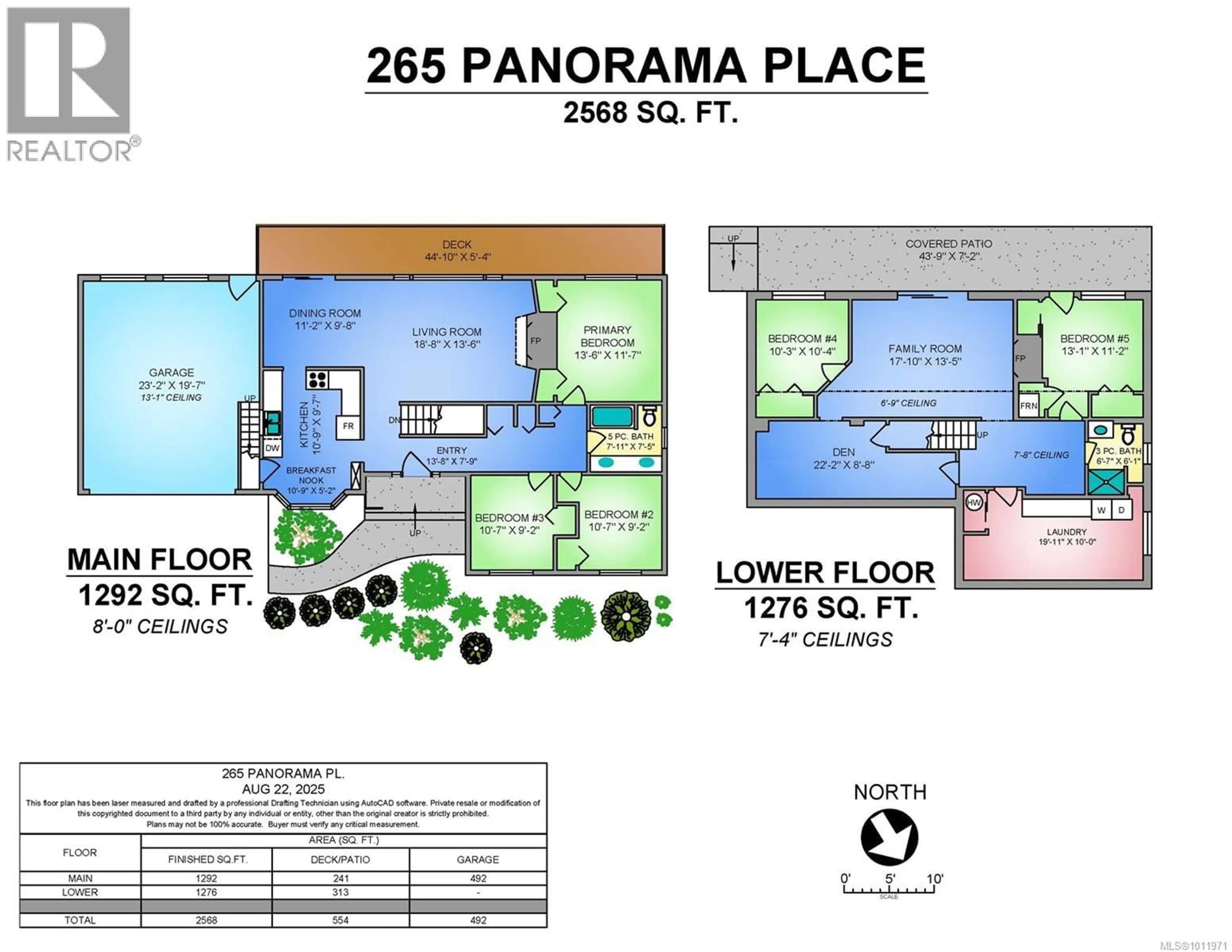 Floor plan for 265 PANORAMA PLACE, Courtenay British Columbia V9N5S4