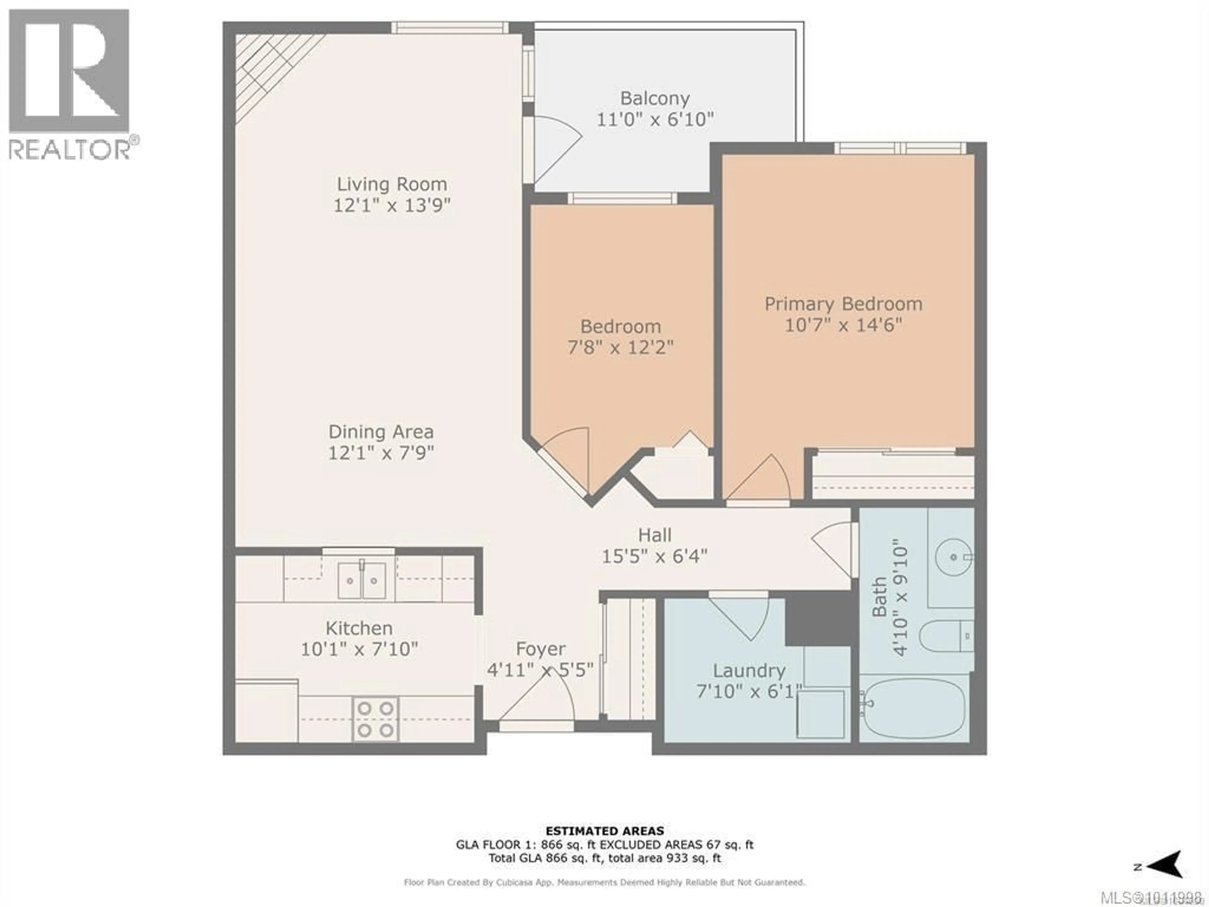 Floor plan for 402 - 280 DOGWOOD STREET SOUTH, Campbell River British Columbia V9W6Y7