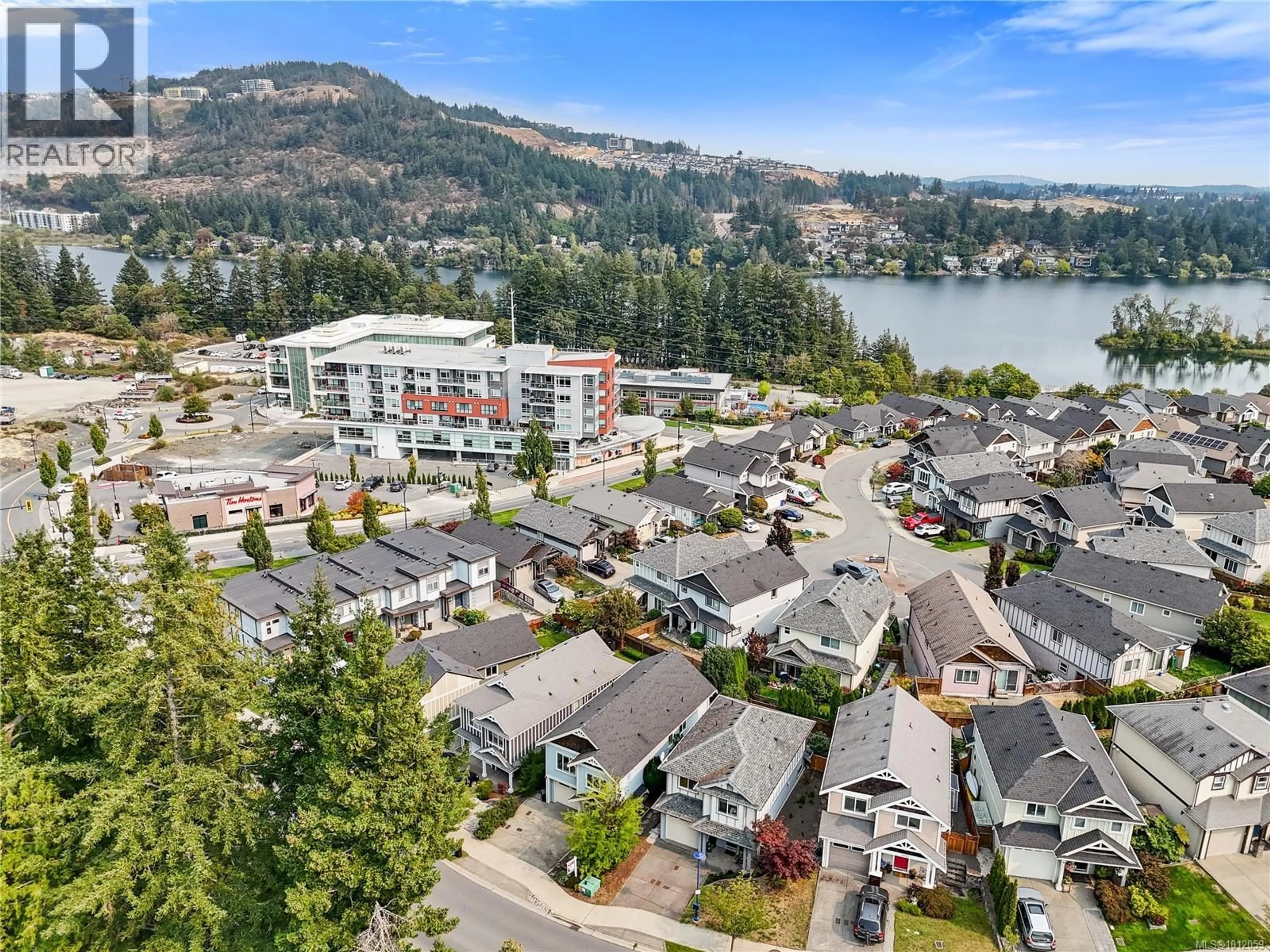A pic from outside/outdoor area/front of a property/back of a property/a pic from drone, water/lake/river/ocean view for 3108 LANGFORD LAKE ROAD, Langford British Columbia V9B0L9