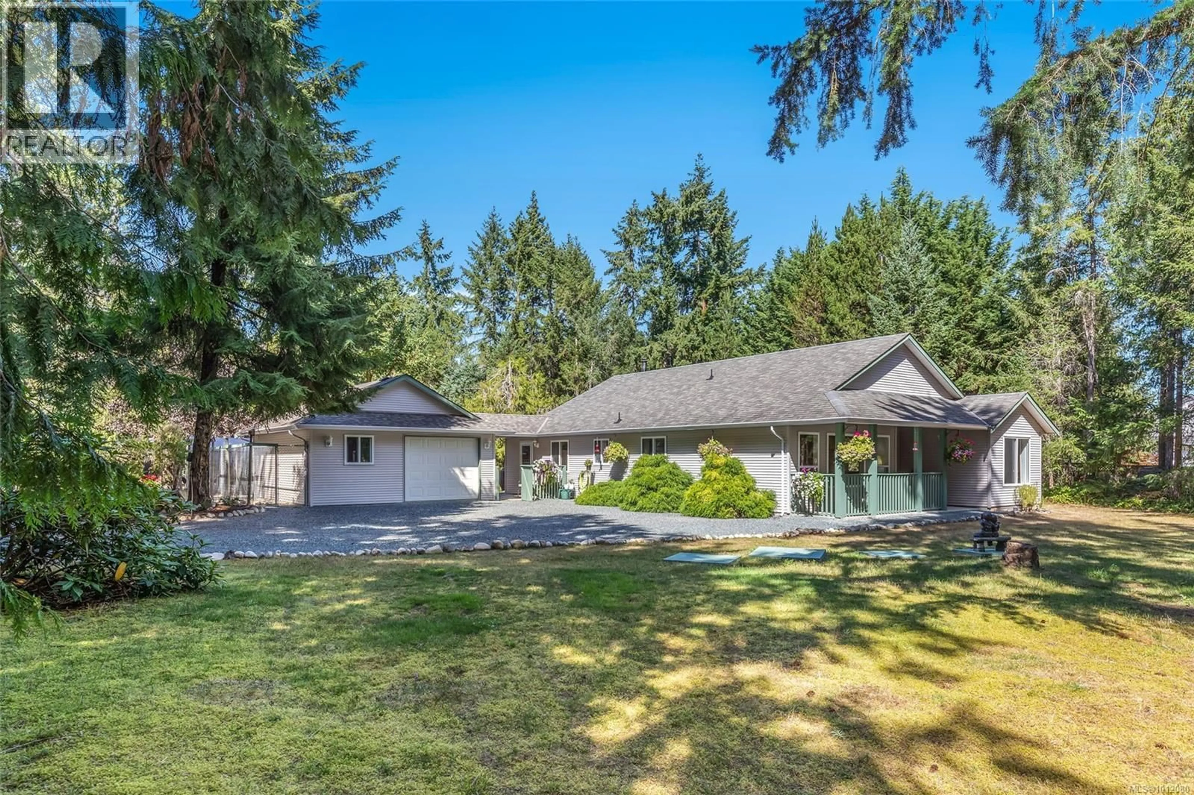 A pic from outside/outdoor area/front of a property/back of a property/a pic from drone, unknown for 1569 BENZON CRESCENT, Errington British Columbia V0R1V0