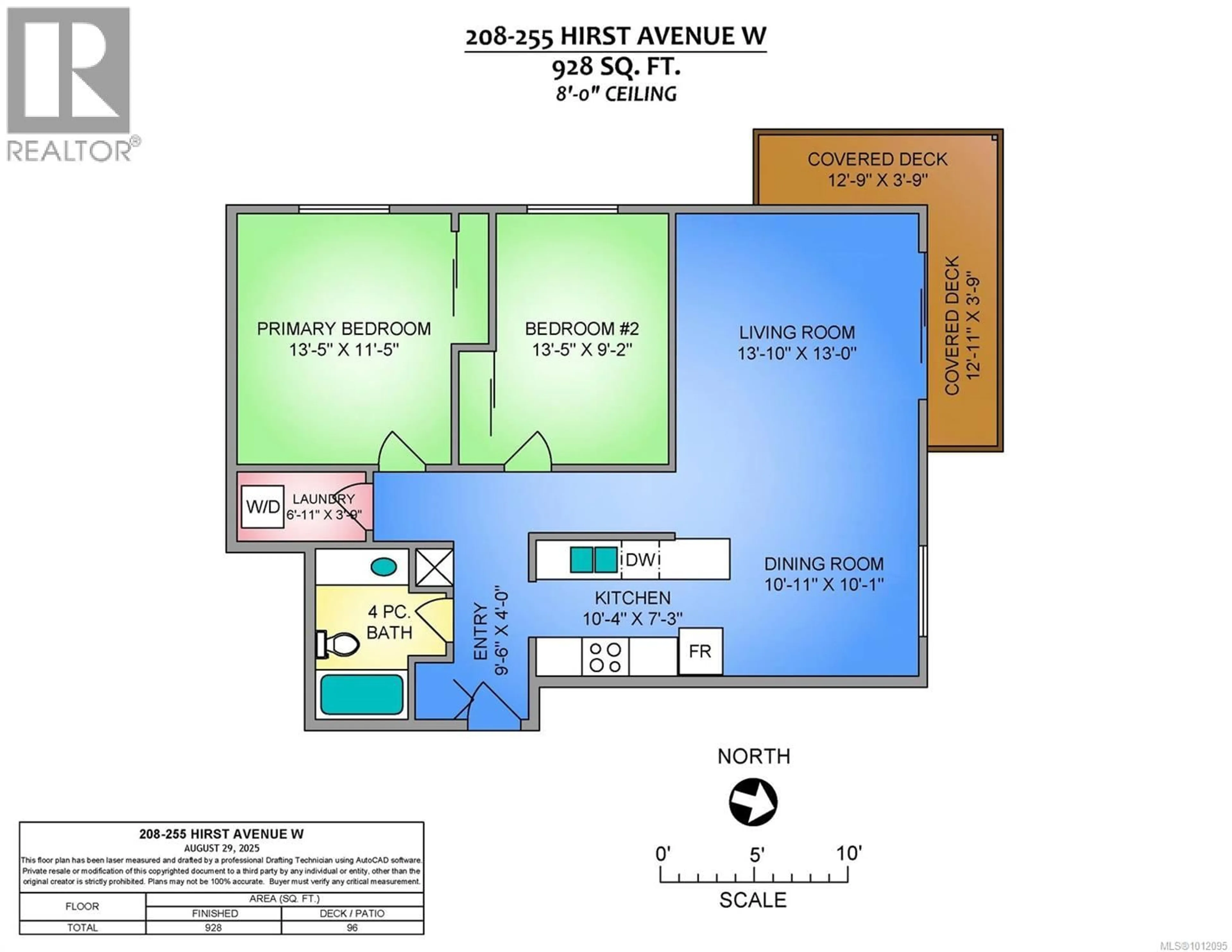 Floor plan for 208 - 255 HIRST AVENUE, Parksville British Columbia V9P1P5