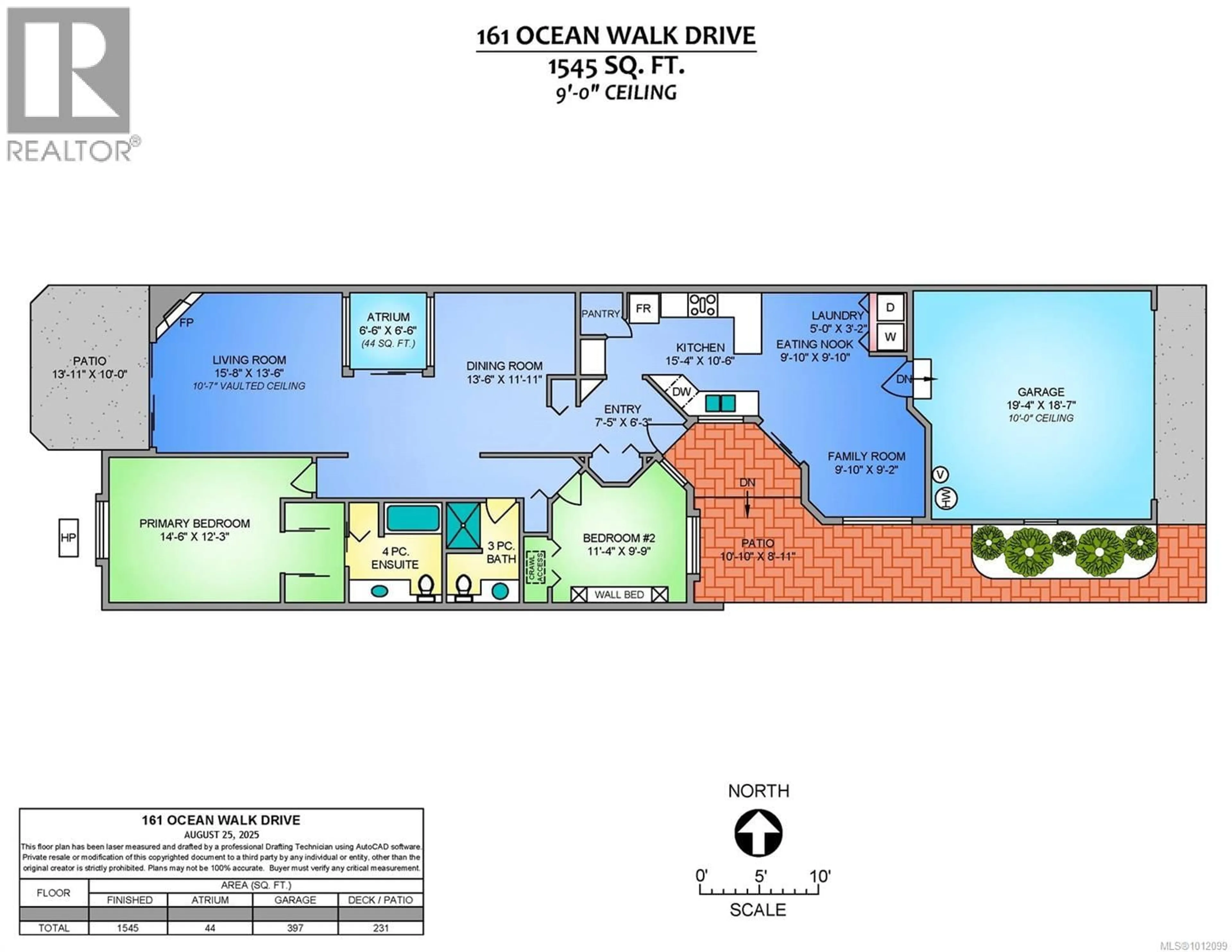 Floor plan for 161 OCEAN WALK DRIVE, Nanaimo British Columbia V9V1N2