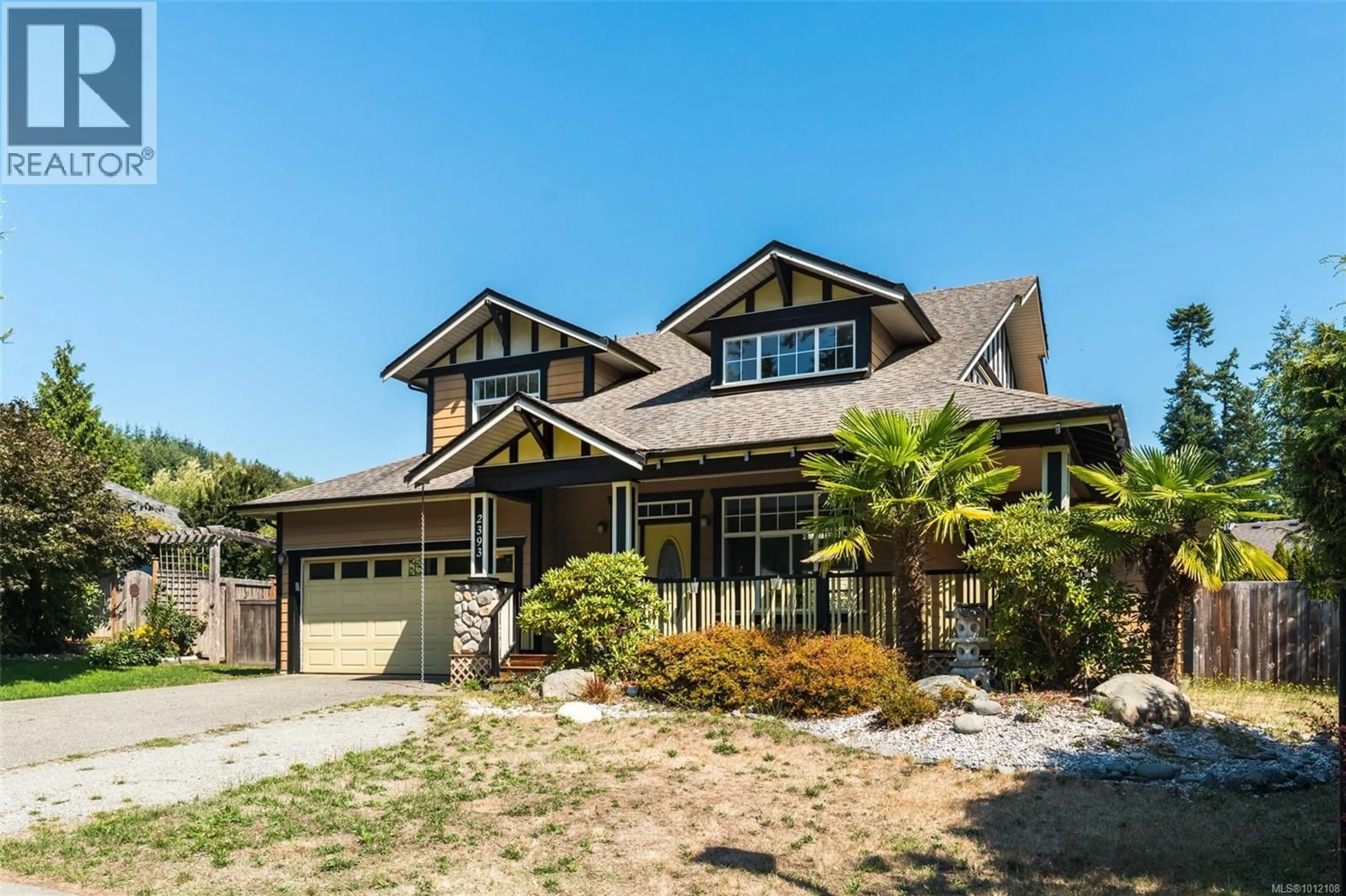 Home with vinyl exterior material, street for 2393 SUNRIVER WAY, Sooke British Columbia V9Z0Y5