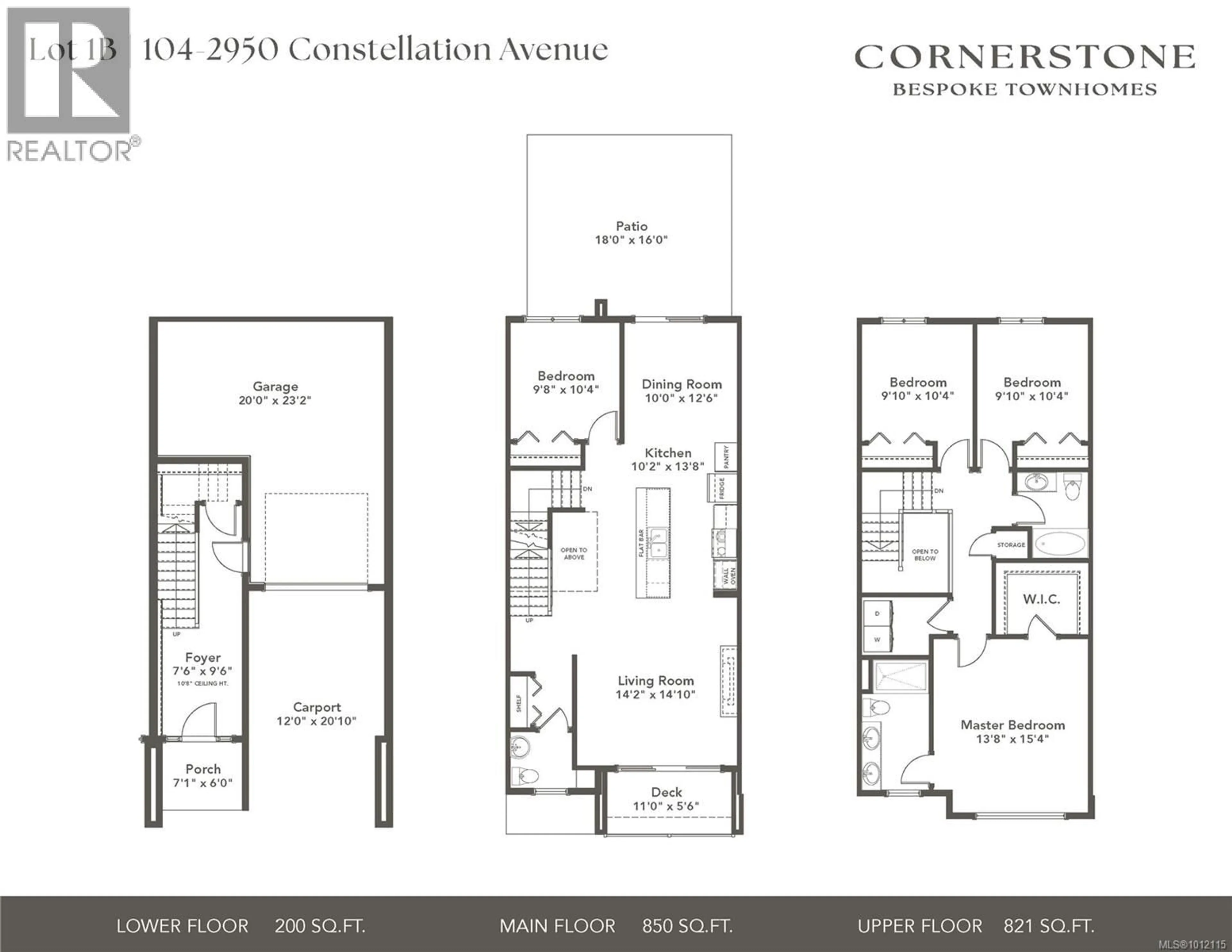 Floor plan for 104 - 2950 CONSTELLATION AVENUE, Langford British Columbia V9B7G3