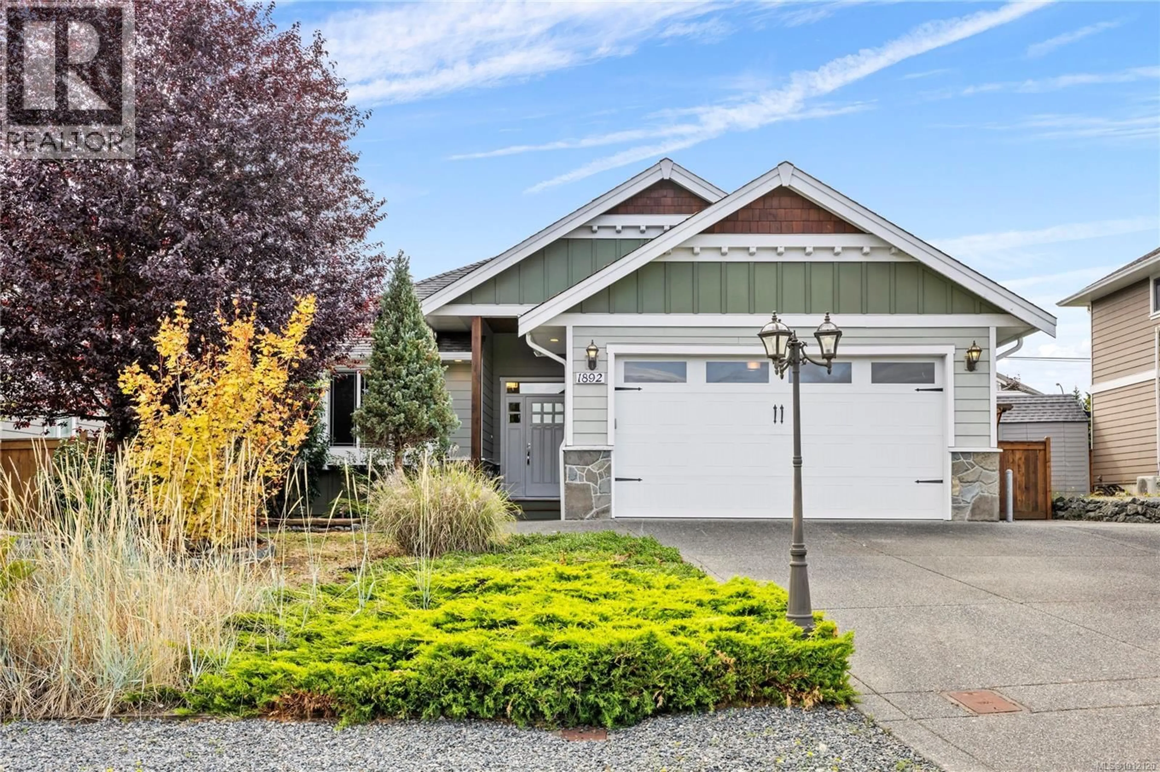 Home with vinyl exterior material, street for 1892 VEE ROAD, Cowichan Bay British Columbia V0R1N1