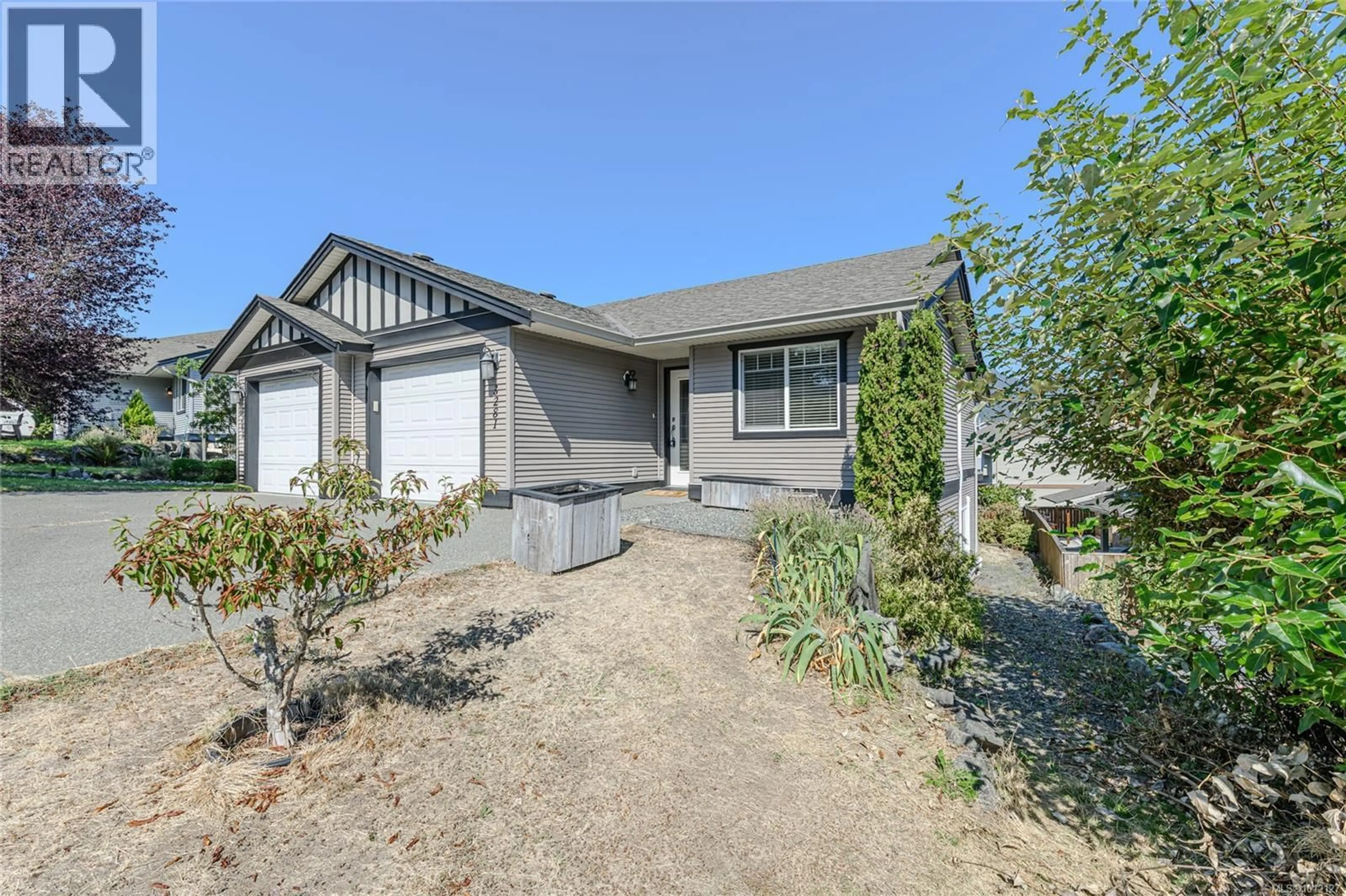 Home with vinyl exterior material, street for 3281 RENITA RIDGE ROAD, Duncan British Columbia V9L5J6