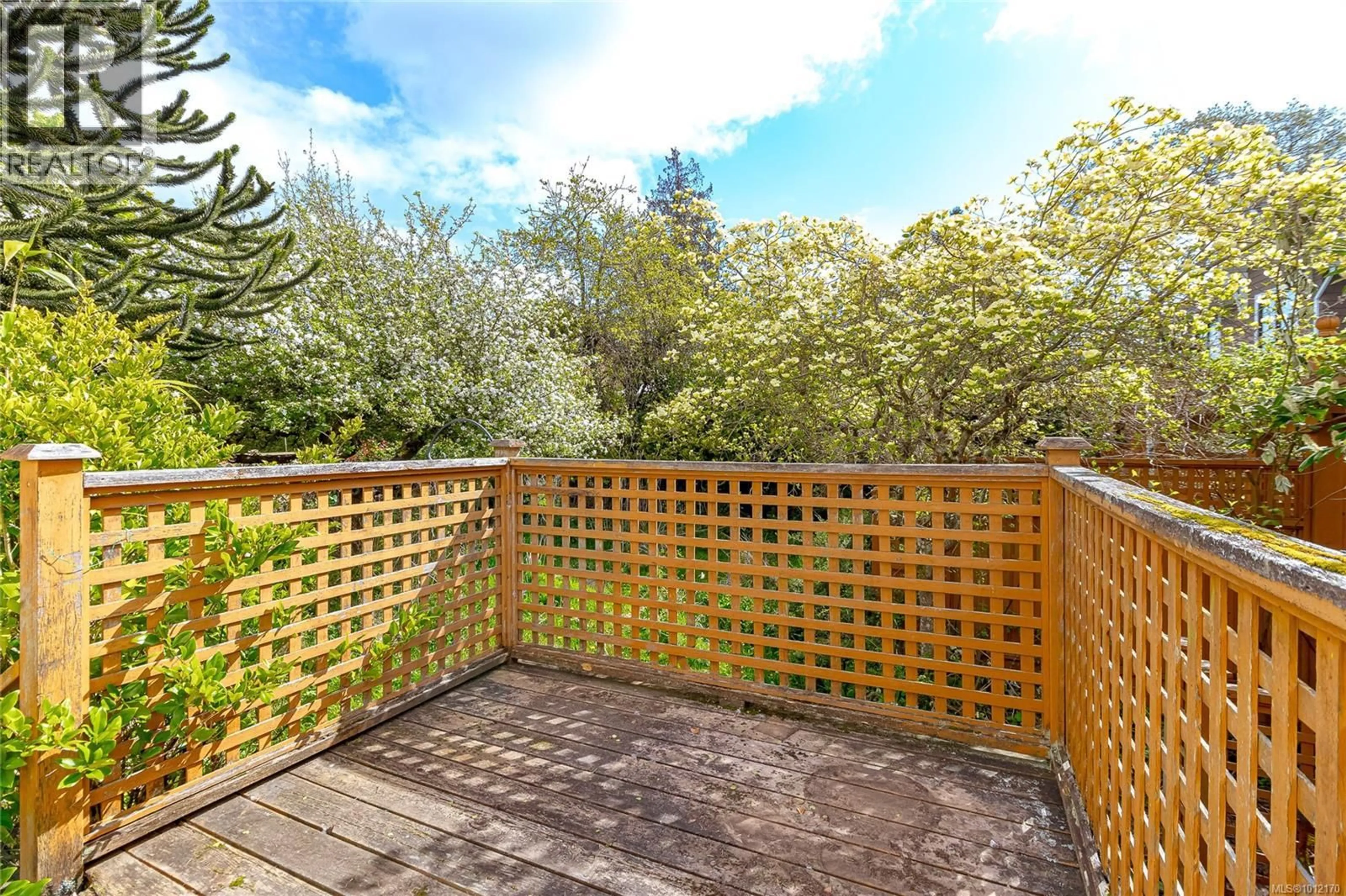 Patio, forest/trees view for 2719 RICHMOND ROAD, Saanich British Columbia V8R4T2