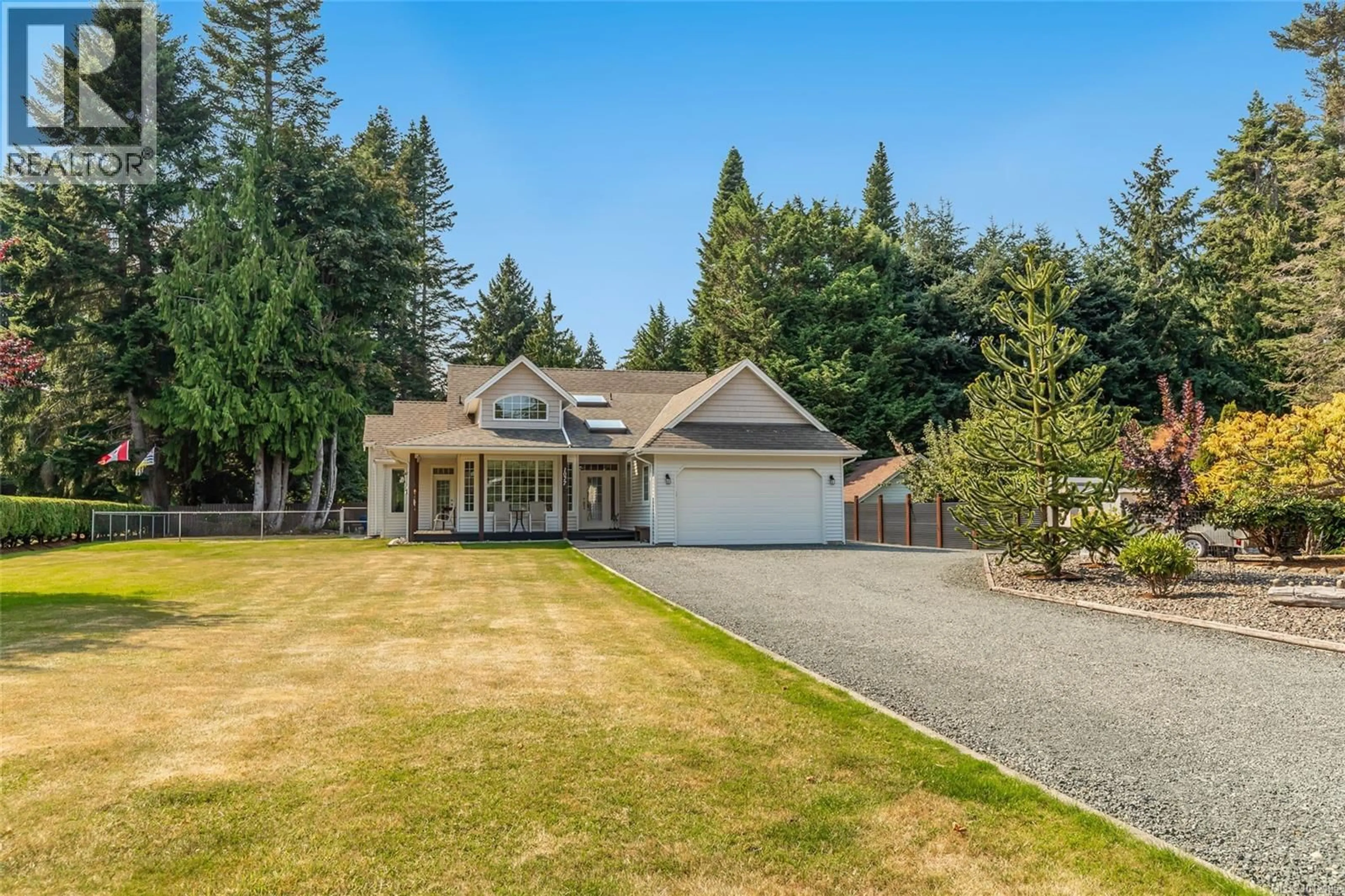 A pic from outside/outdoor area/front of a property/back of a property/a pic from drone, unknown for 1077 FORGOTTEN DRIVE, Parksville British Columbia V9P1T2