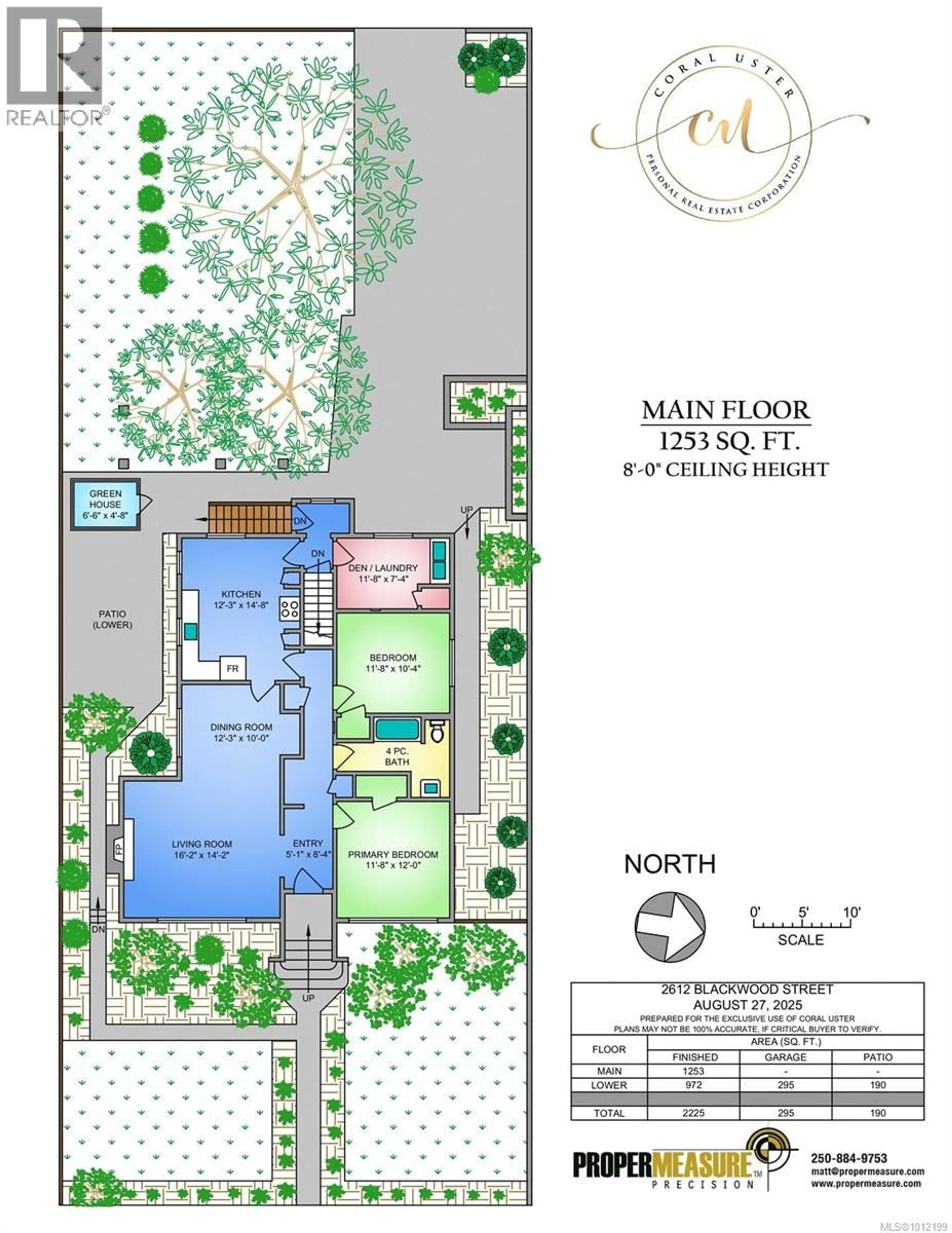 Floor plan for 2612 BLACKWOOD STREET, Victoria British Columbia V8T3W3
