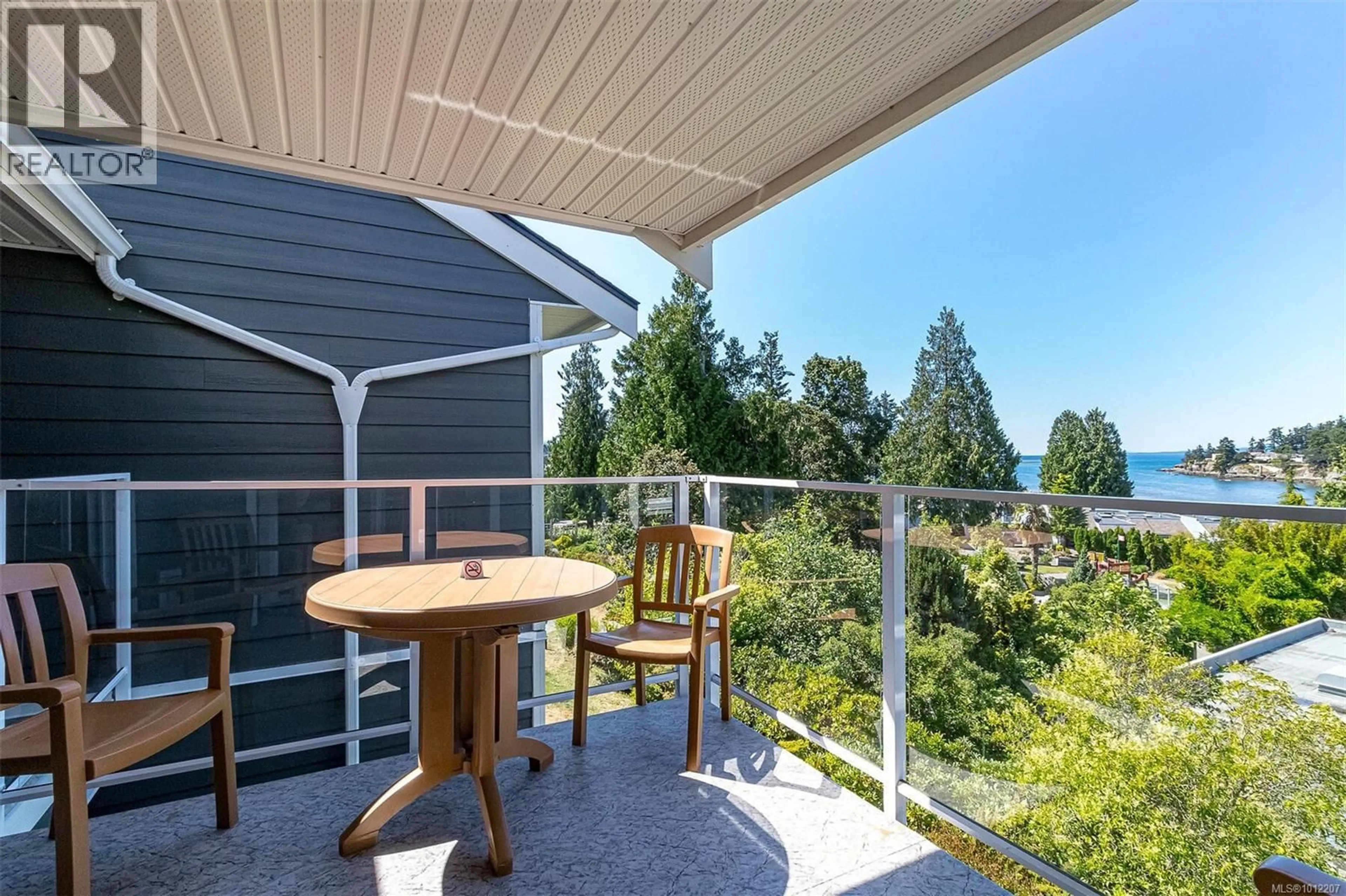 Patio, water/lake/river/ocean view for 736 - 1600 STROULGER ROAD, Nanoose Bay British Columbia V9P9B7