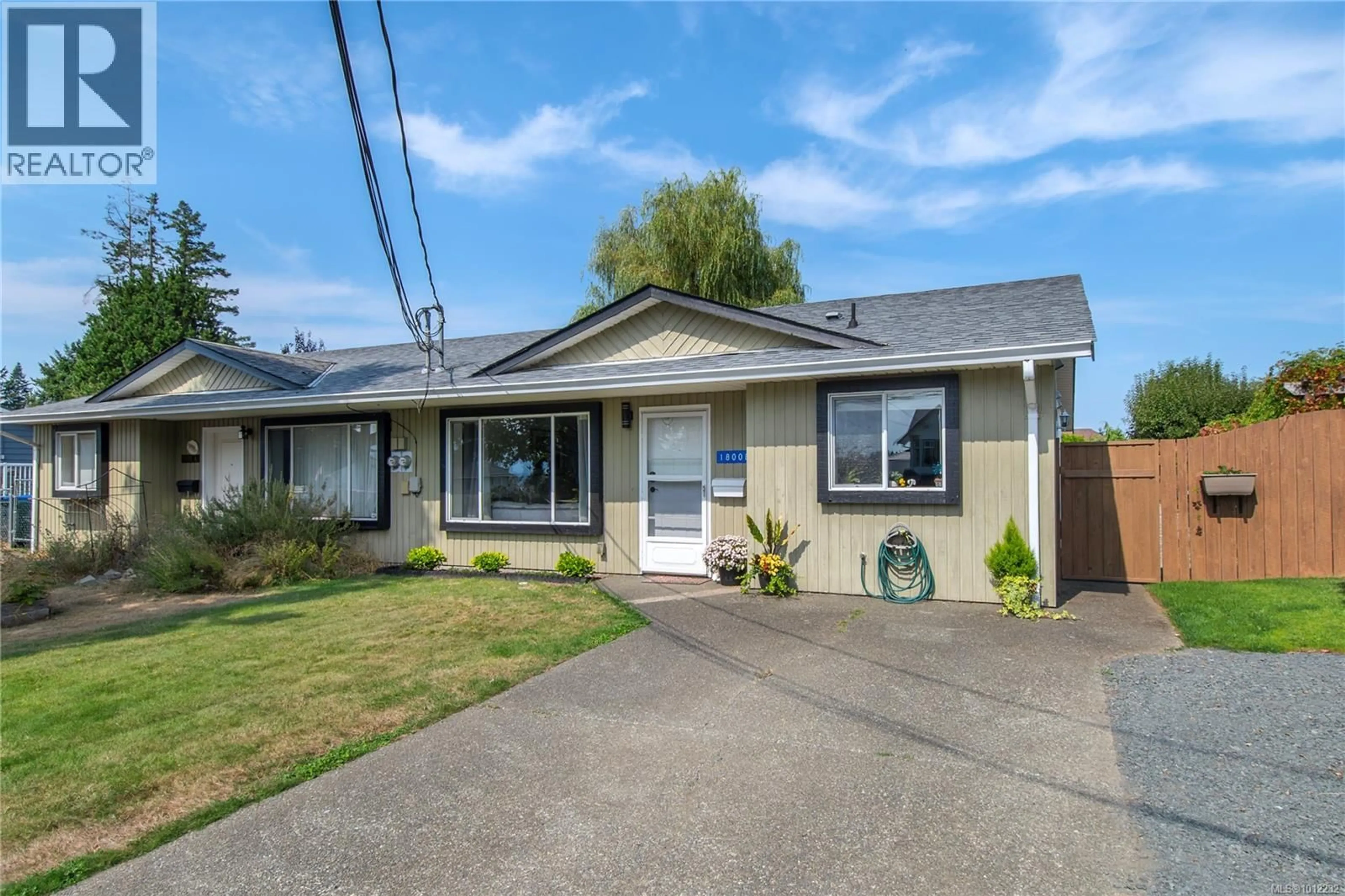 Home with vinyl exterior material, street for B - 1800 DINGWALL ROAD, Courtenay British Columbia V9N3S9