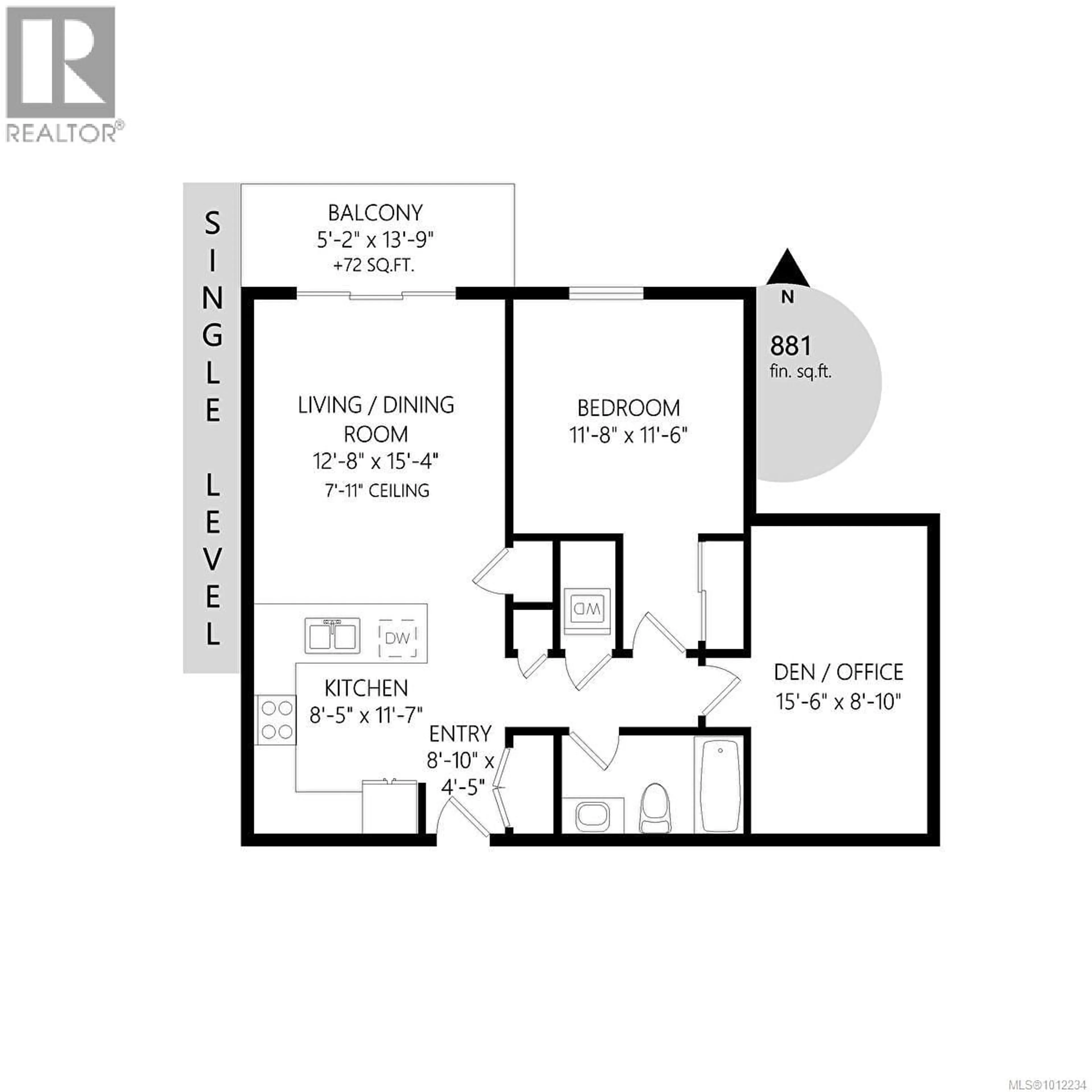 Floor plan for 210 - 110 PRESLEY PLACE, View Royal British Columbia V9B0H5