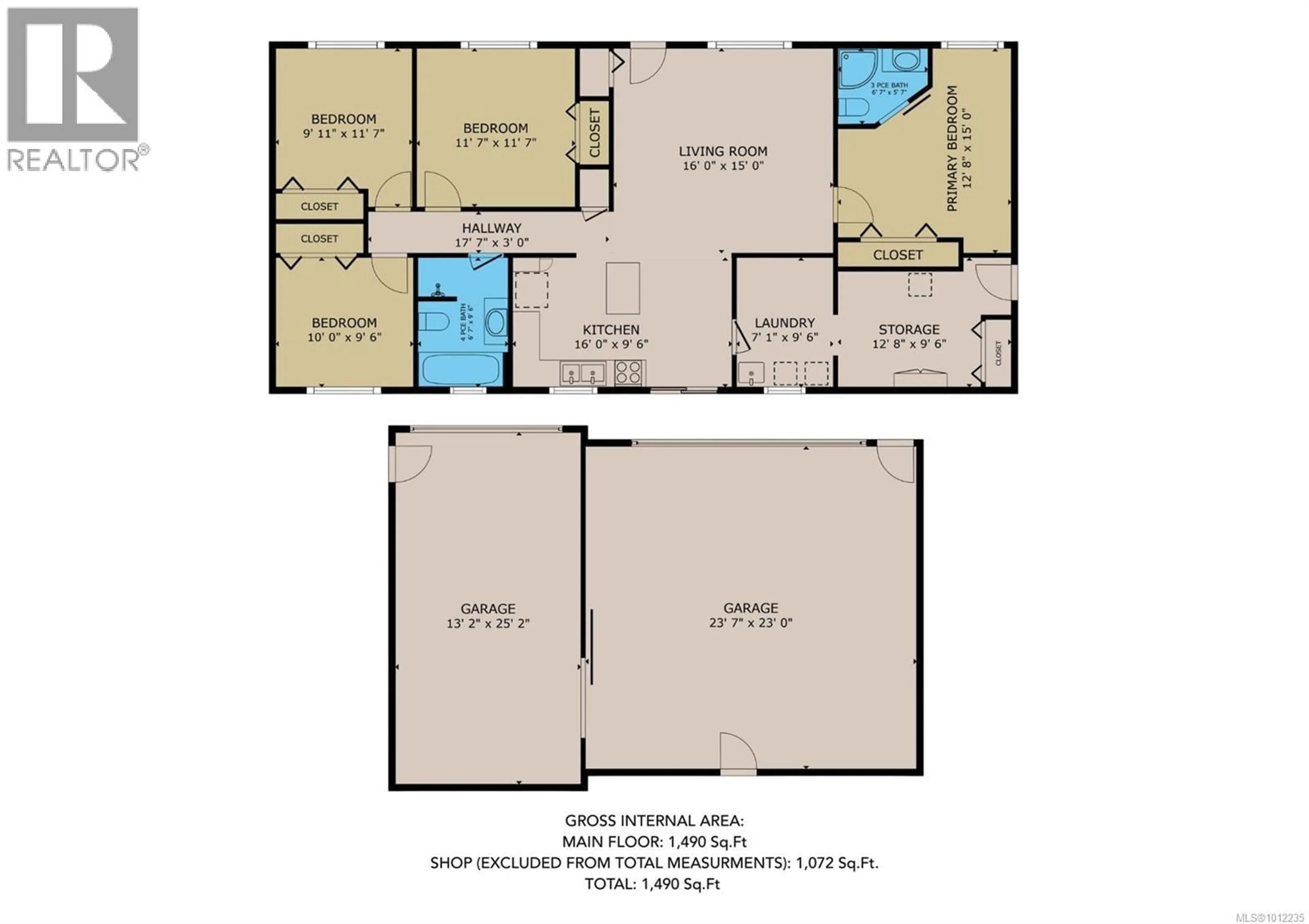 Floor plan for 3381 AUCHINACHIE ROAD, Duncan British Columbia V9L4A2