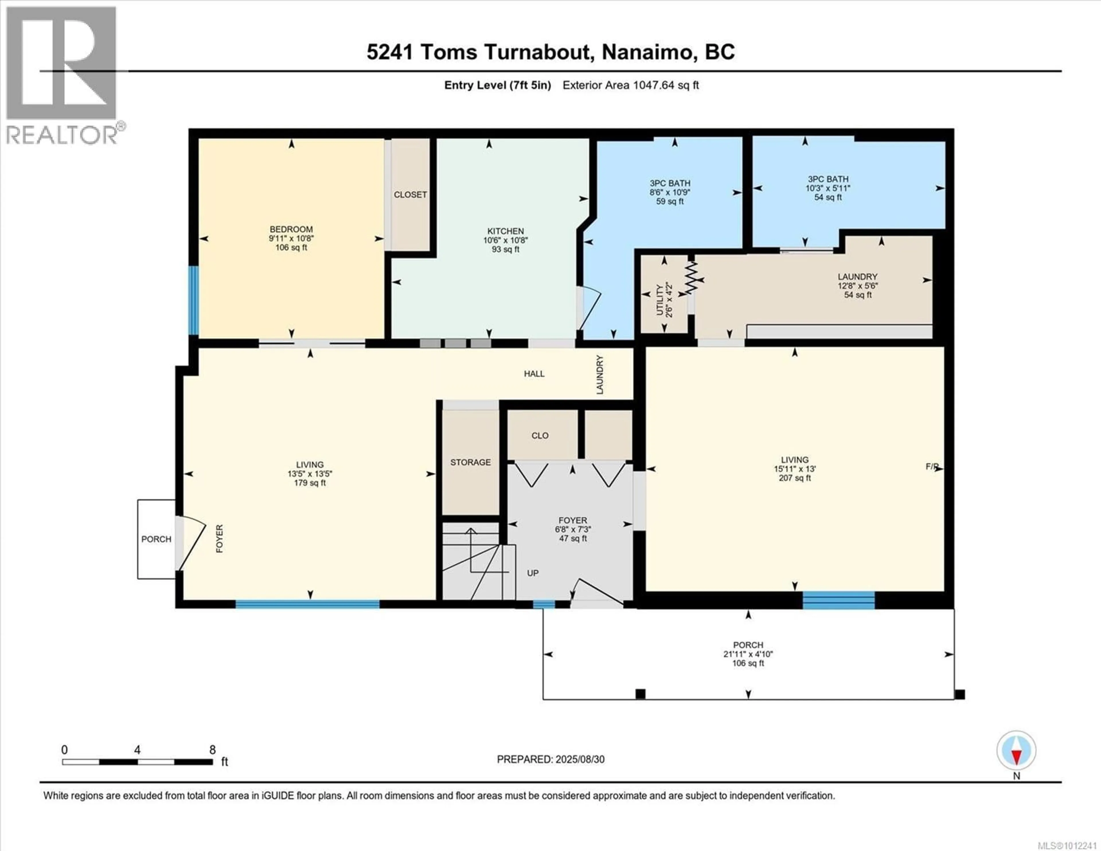Floor plan for 5241 TOMS TURNABOUT, Nanaimo British Columbia V9T5M9