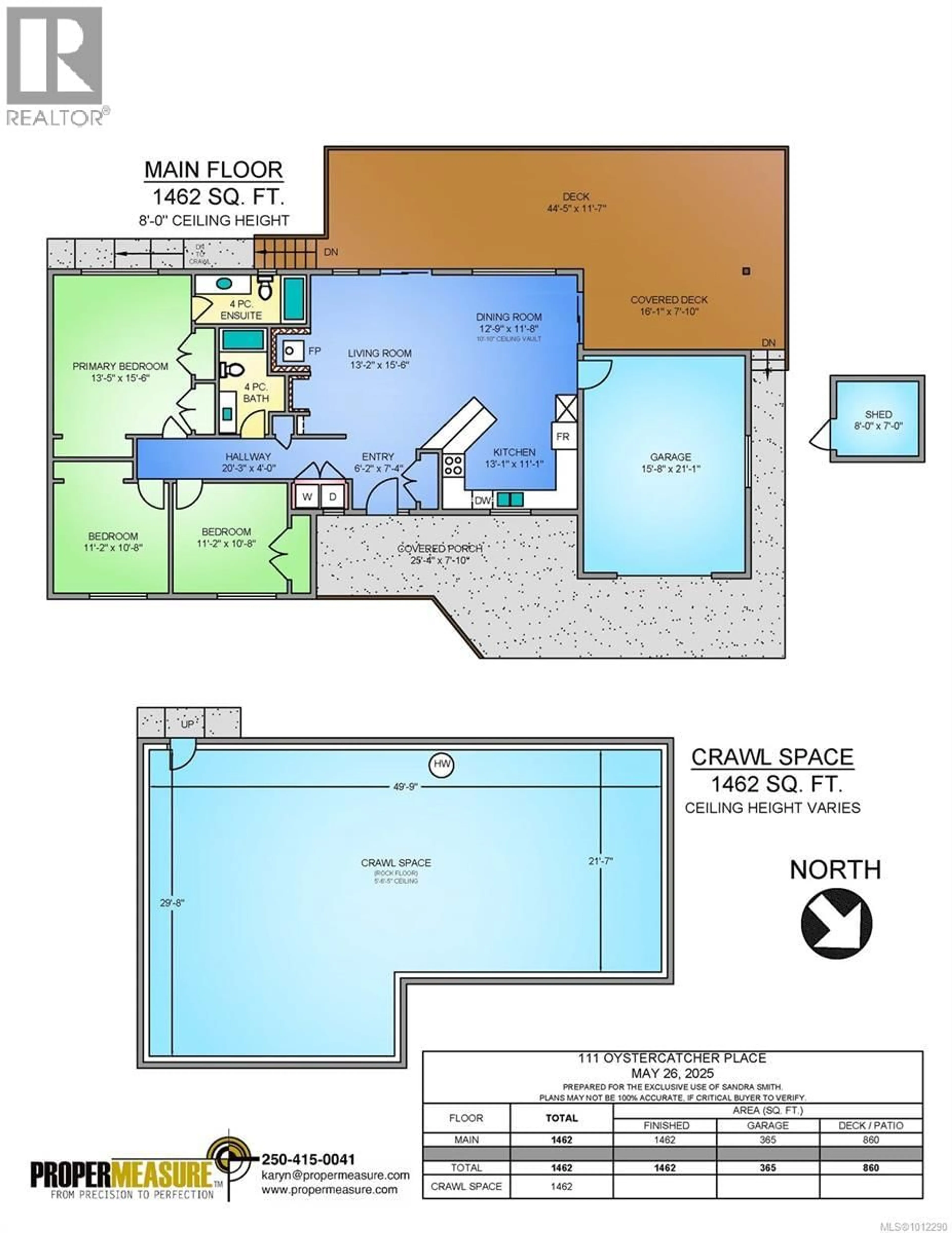 Floor plan for 111 OYSTERCATCHER PLACE, Salt Spring British Columbia V8K2W5