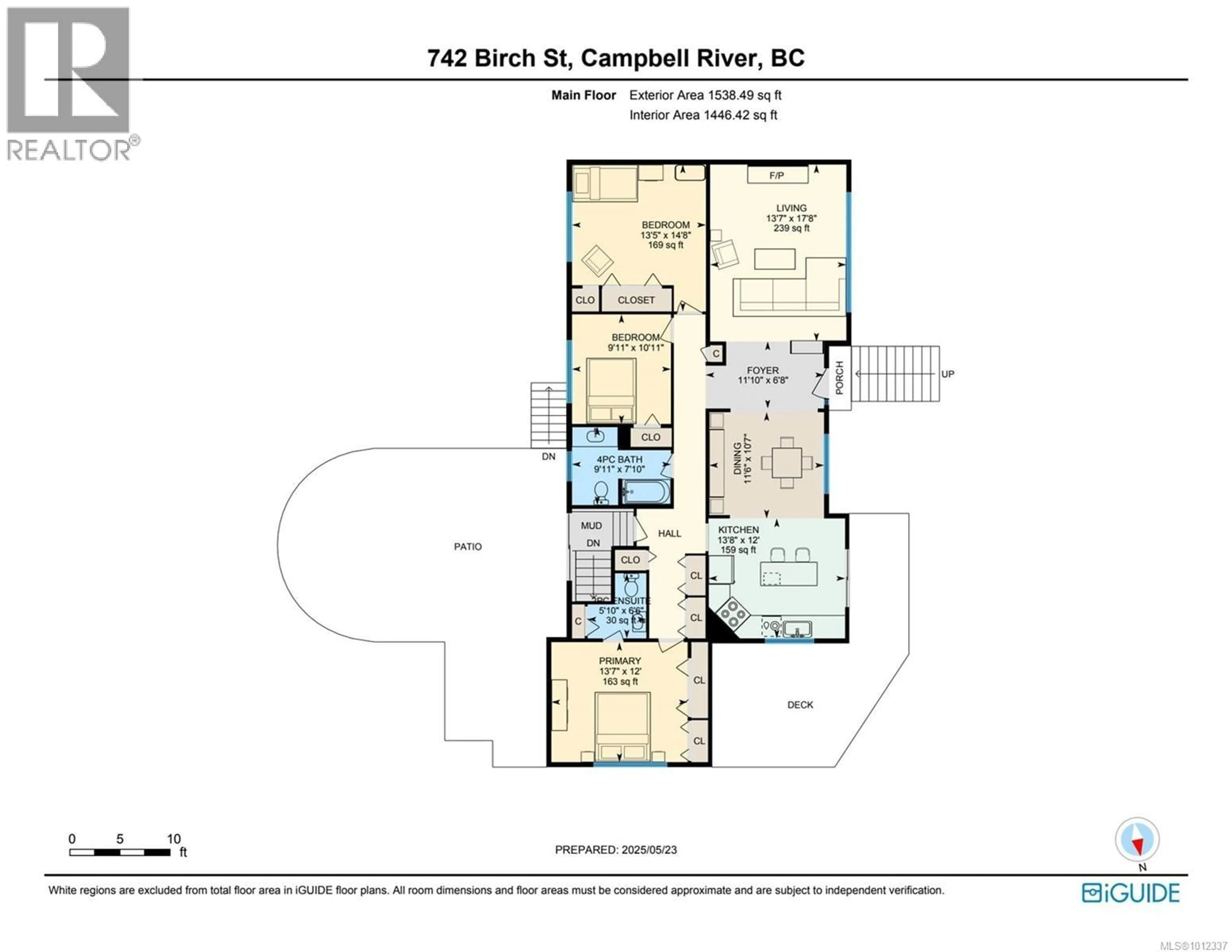 Floor plan for 742 BIRCH STREET, Campbell River British Columbia V9W2T4